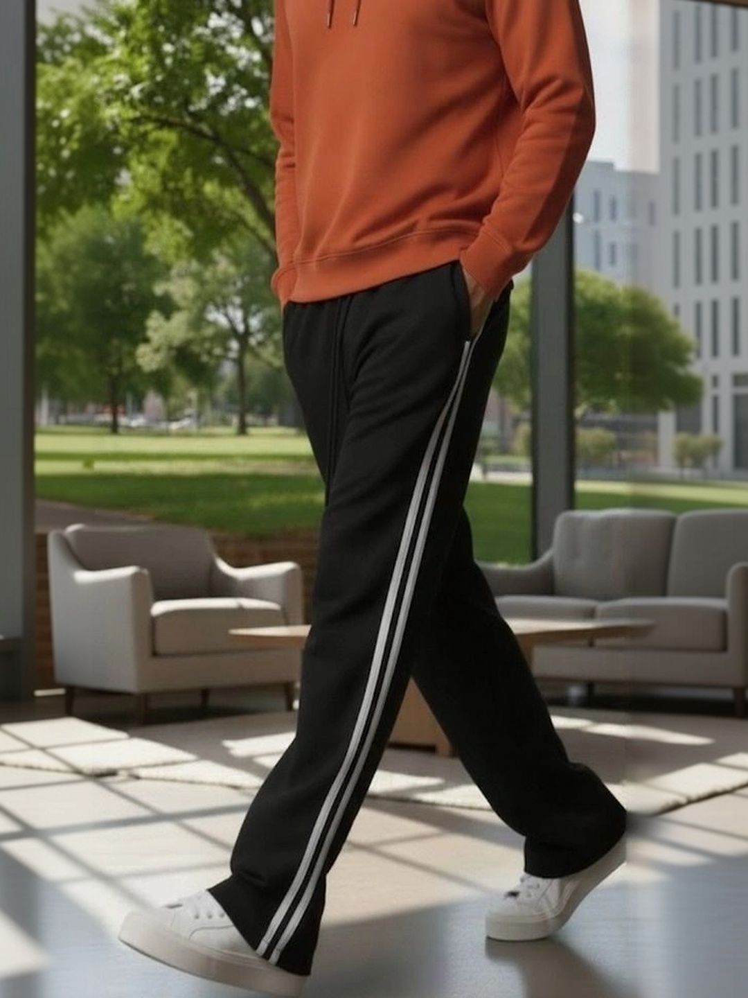 TRUFFLEGUM Men Regular Fit Training Track Pants-picture-15