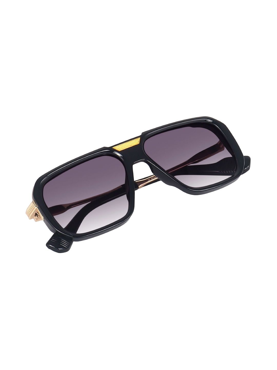 KOPEK Unisex Grey Lens & Black Aviator Sunglasses with-picture-30