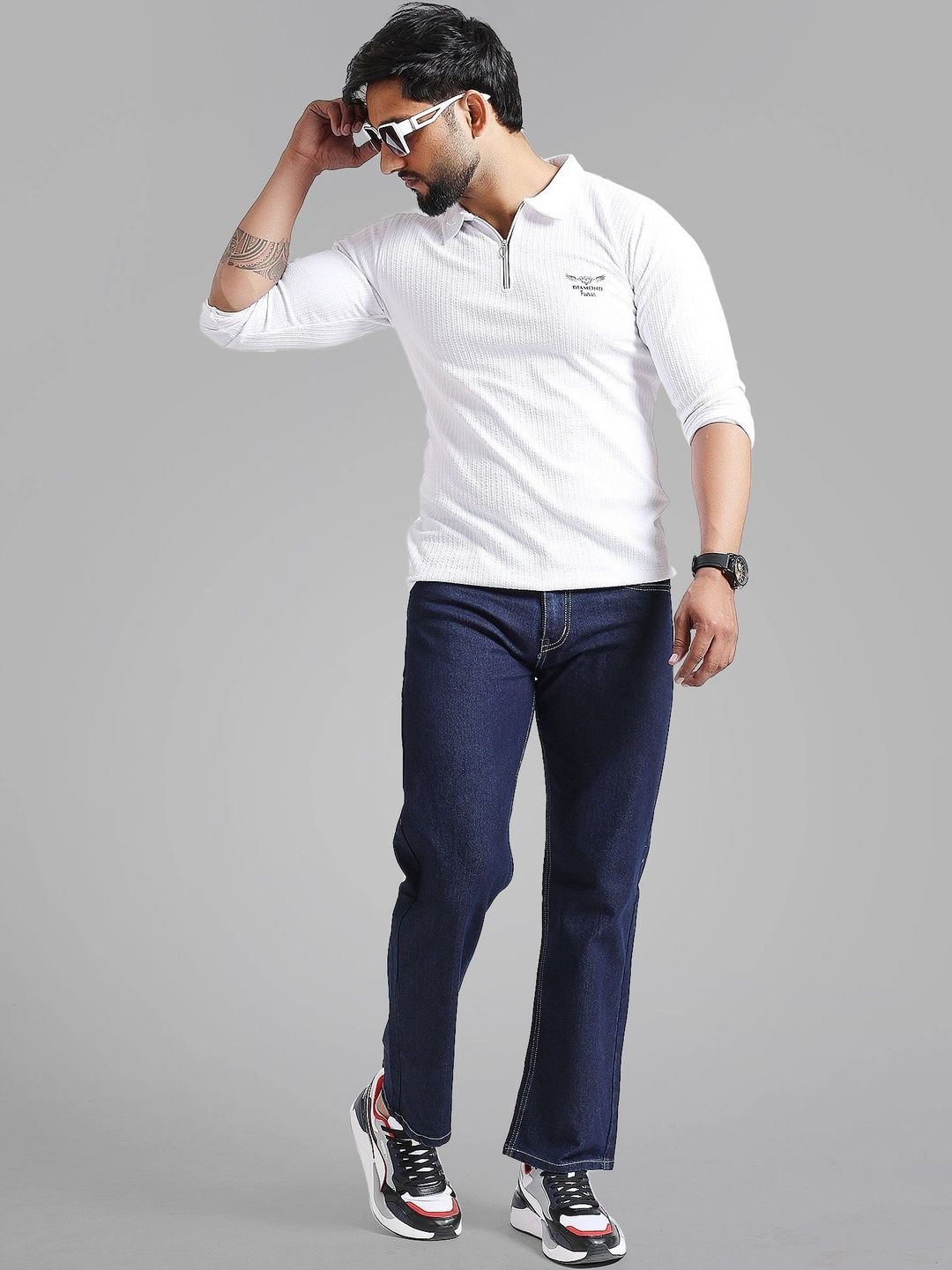 Wanted Men Straight Fit Mid-Rise Jeans-picture-17