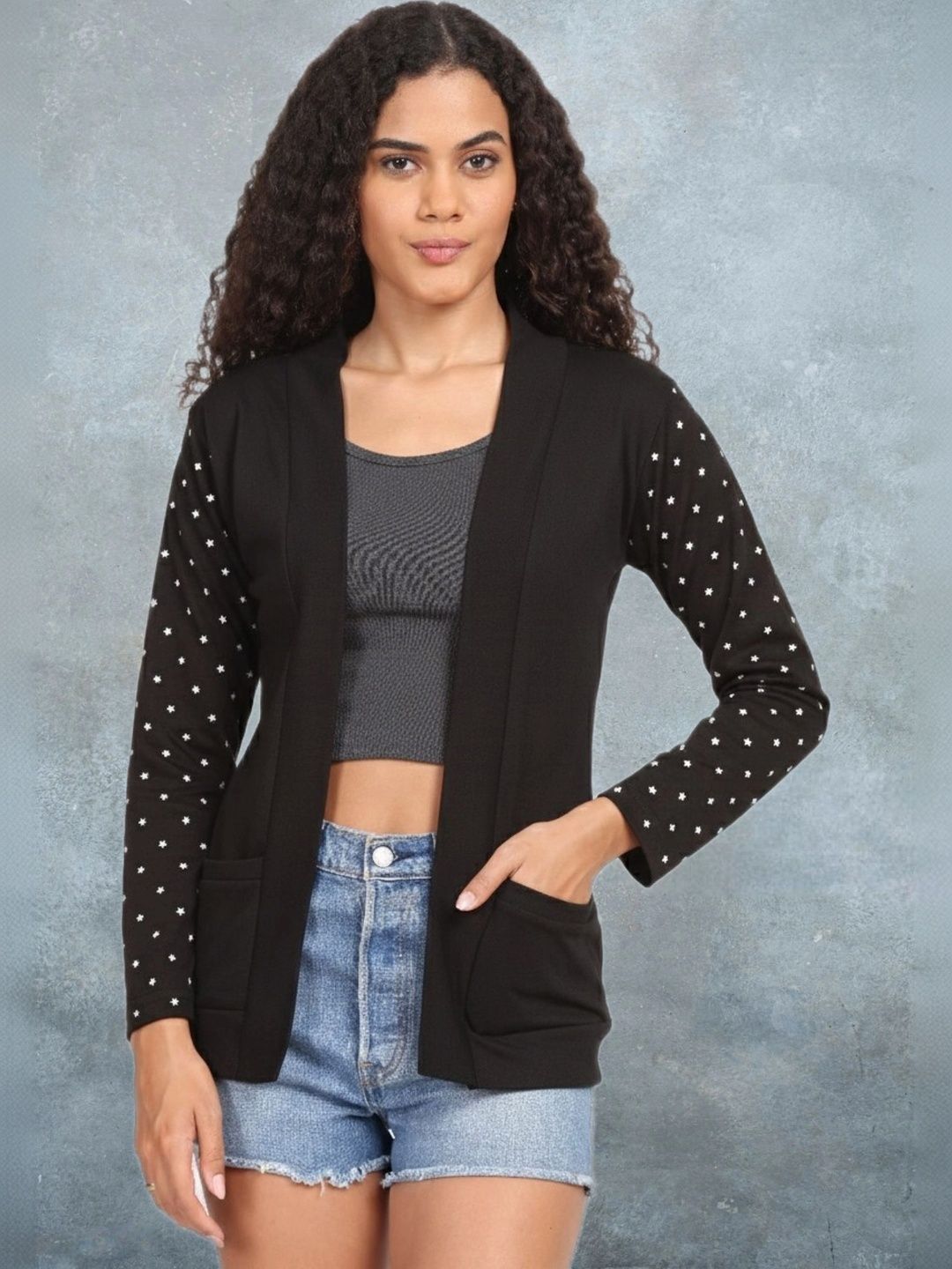 DDASPRATION Women Printed Shrug-picture-9