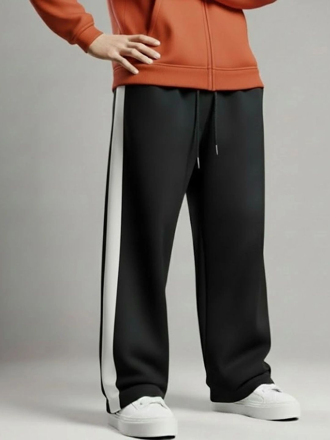WARCOURT Men Regular Fit Colourblocked Training Track Pants-picture-28
