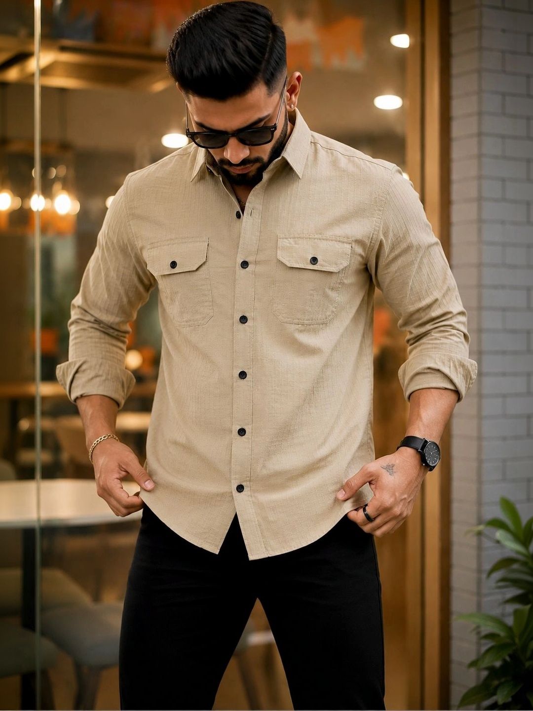 R.Code by The Roadster Life Co. Men Standard Casual Shirt-picture-11