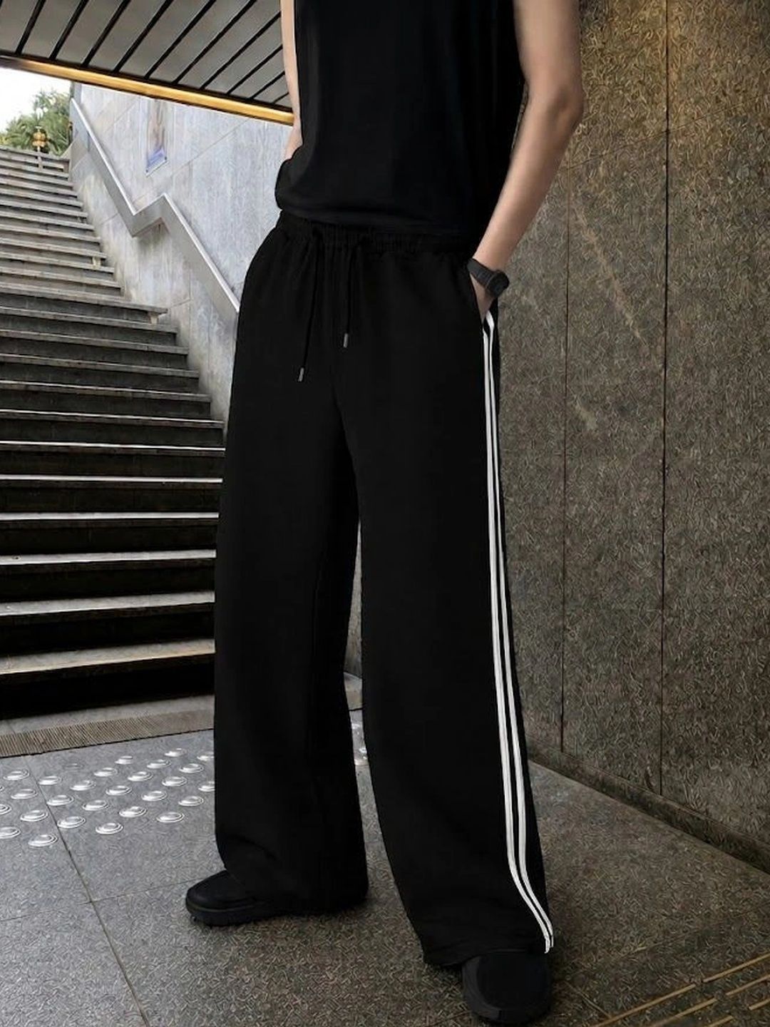 PROGENY Men Relaxed Fit Training Track Pants-picture-25