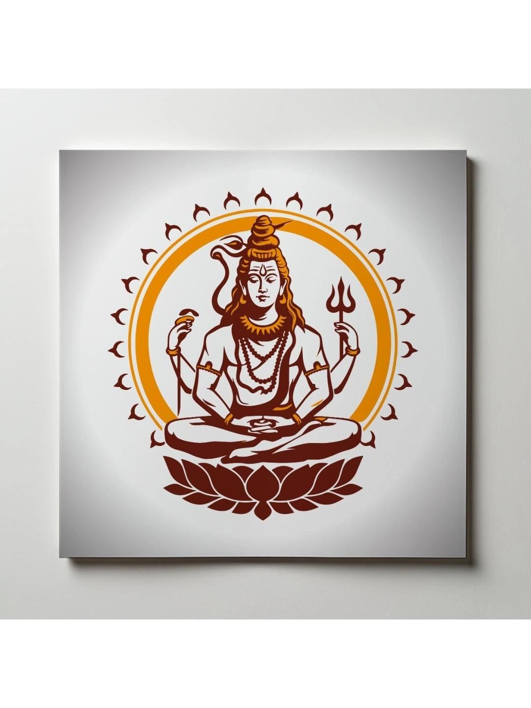 ARTOLIC Maroon & Yellow Printed Self Adhesive Wall Sticker-image-15