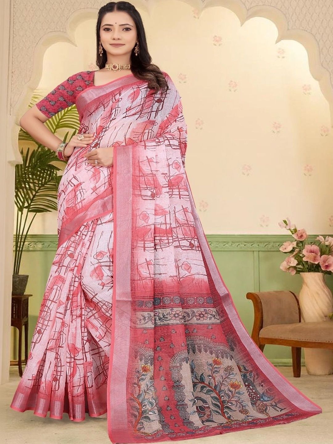 JIVIKA Silk Cotton Kanjeevaram Saree-picture-29