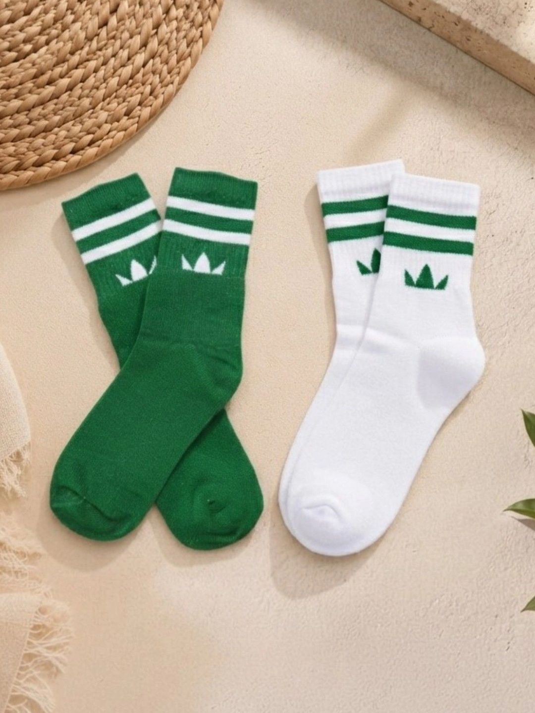 pell-mell Men Pack of 2 Cotton Assorted Striped Above Ankle Socks-picture-10