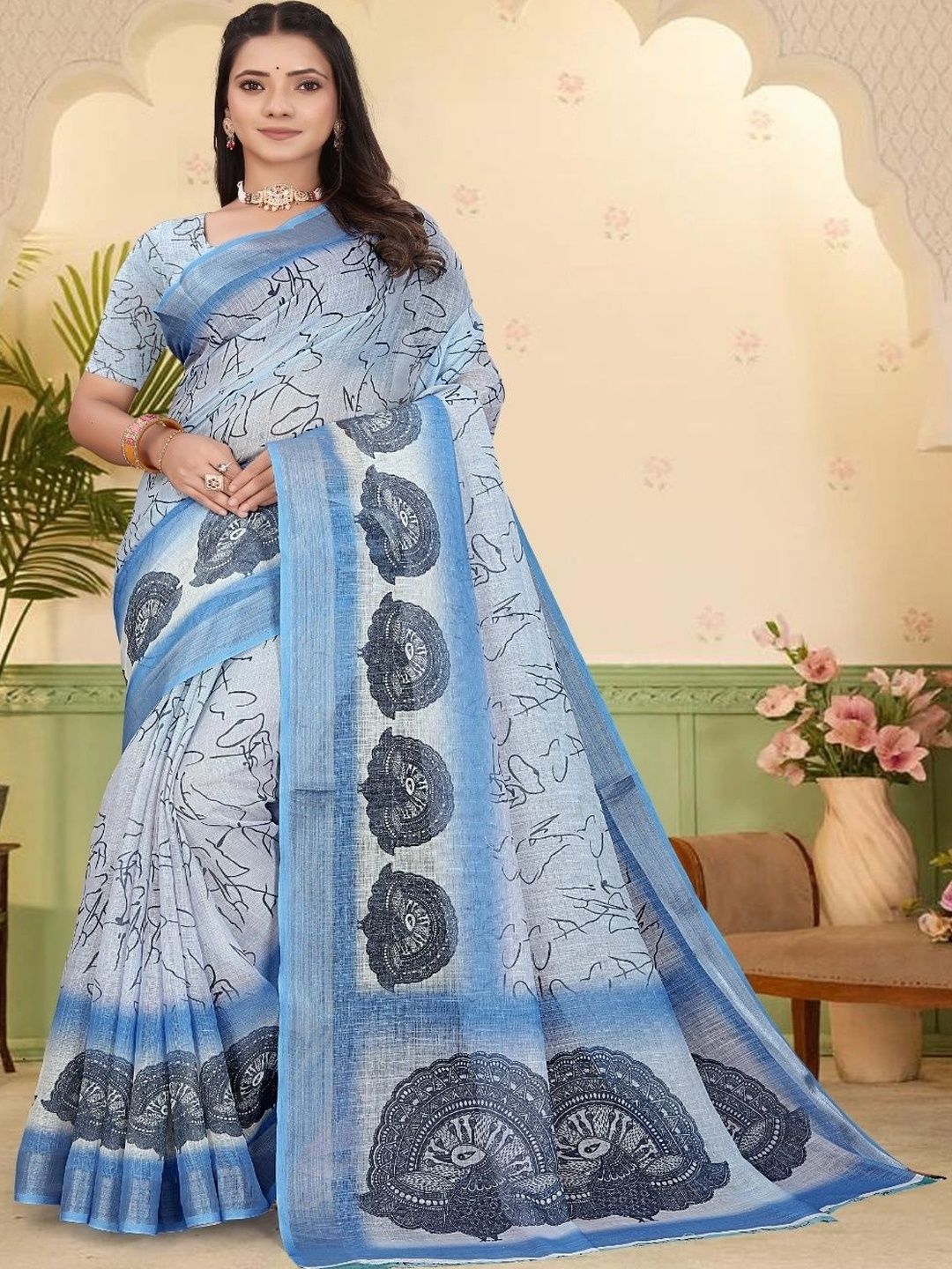 JIVIKA Silk Cotton Kanjeevaram Saree-picture-12