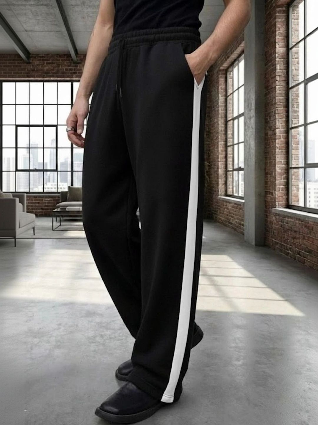 IRONDYE Men Regular Fit Colourblocked Training Track Pants-picture-23