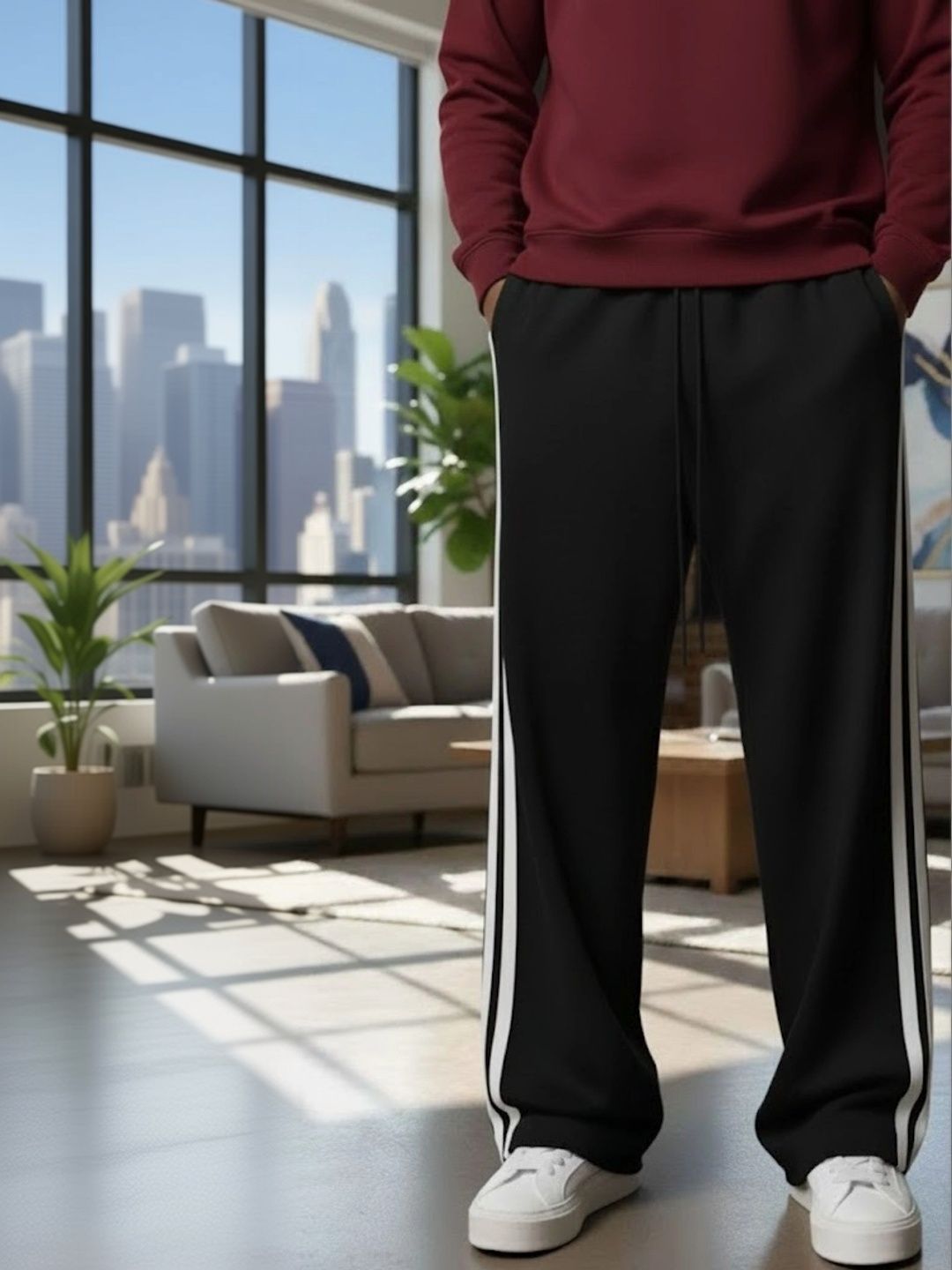 WARCOURT Men Regular Fit Training Track Pants-picture-30