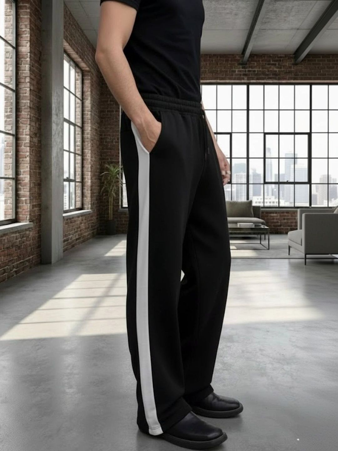 IRONDYE Men Regular Fit Colourblocked Training Track Pants-picture-26