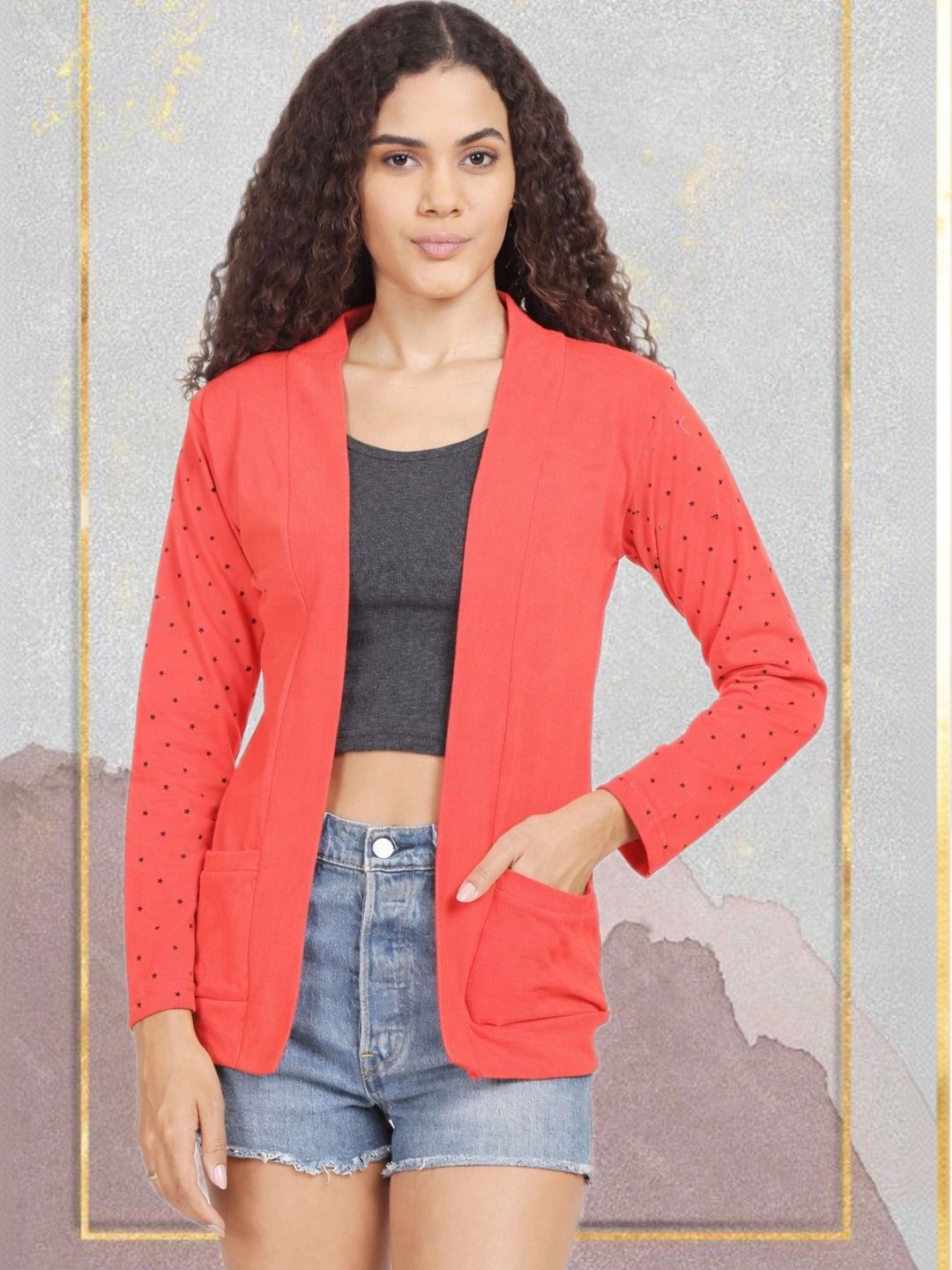 DDASPRATION Women Printed Shrug-image-40