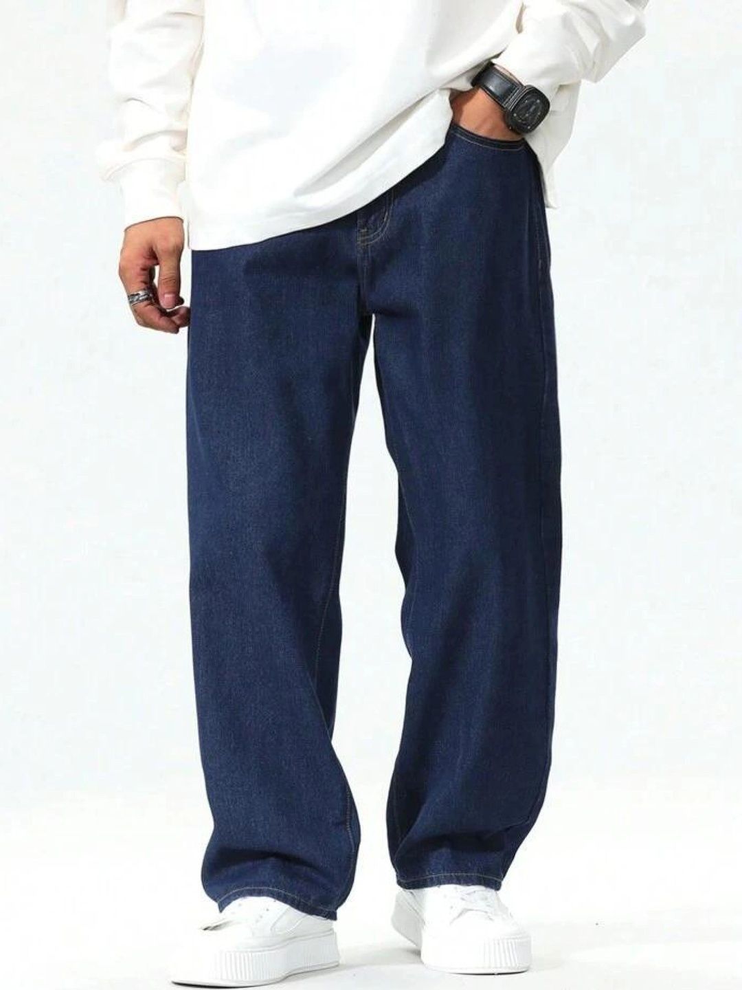 Wanted Men Relaxed Fit Mid-Rise Jeans-picture-18
