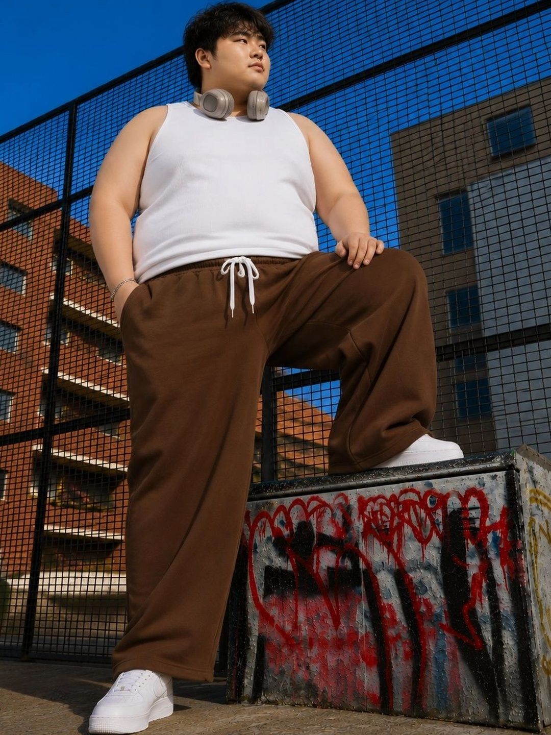PockMAN Men Wide Leg Antimicrobial Training Track Pants-image-14