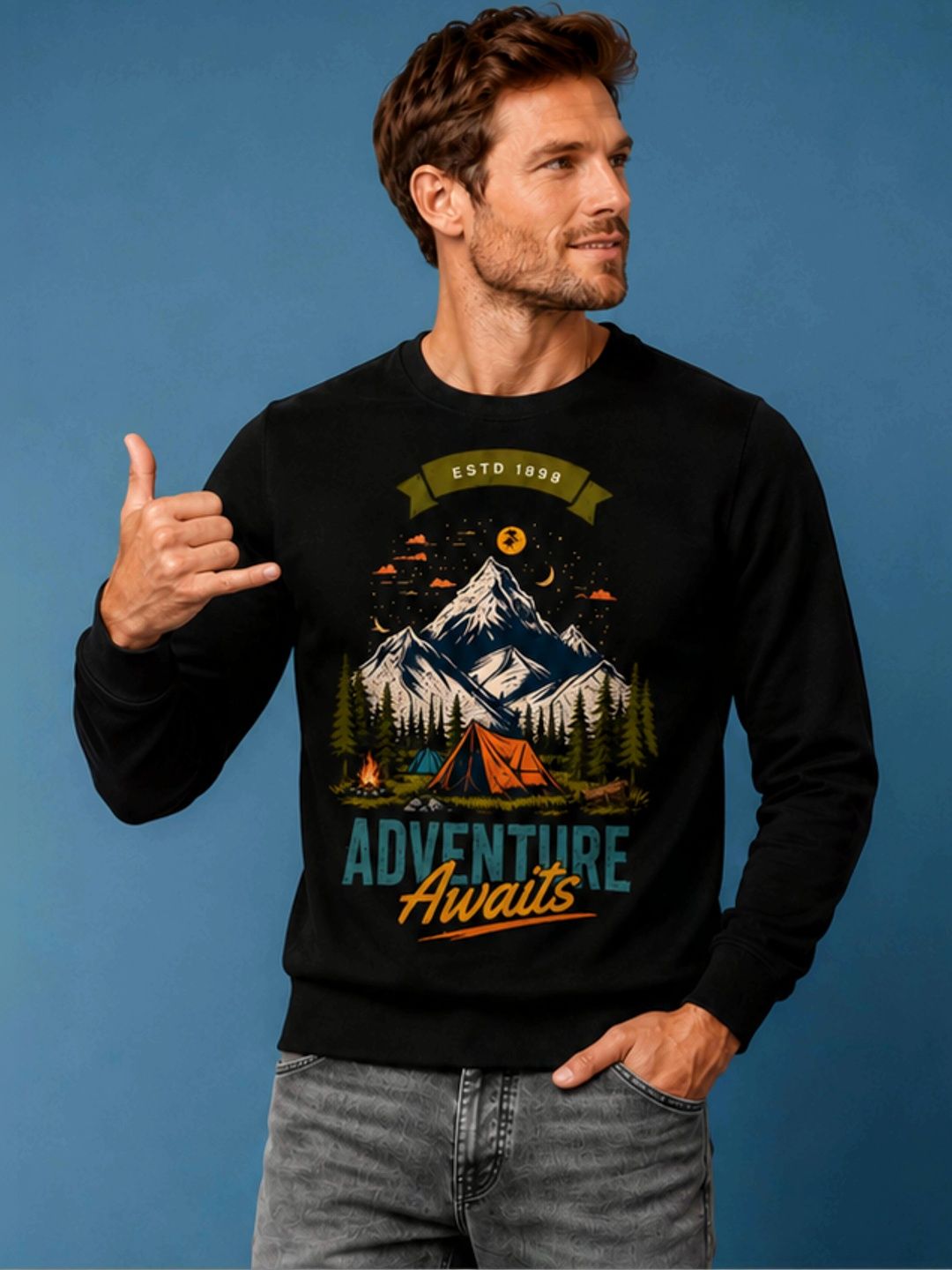 Moda Rapido Men Printed Sweatshirt-picture-38