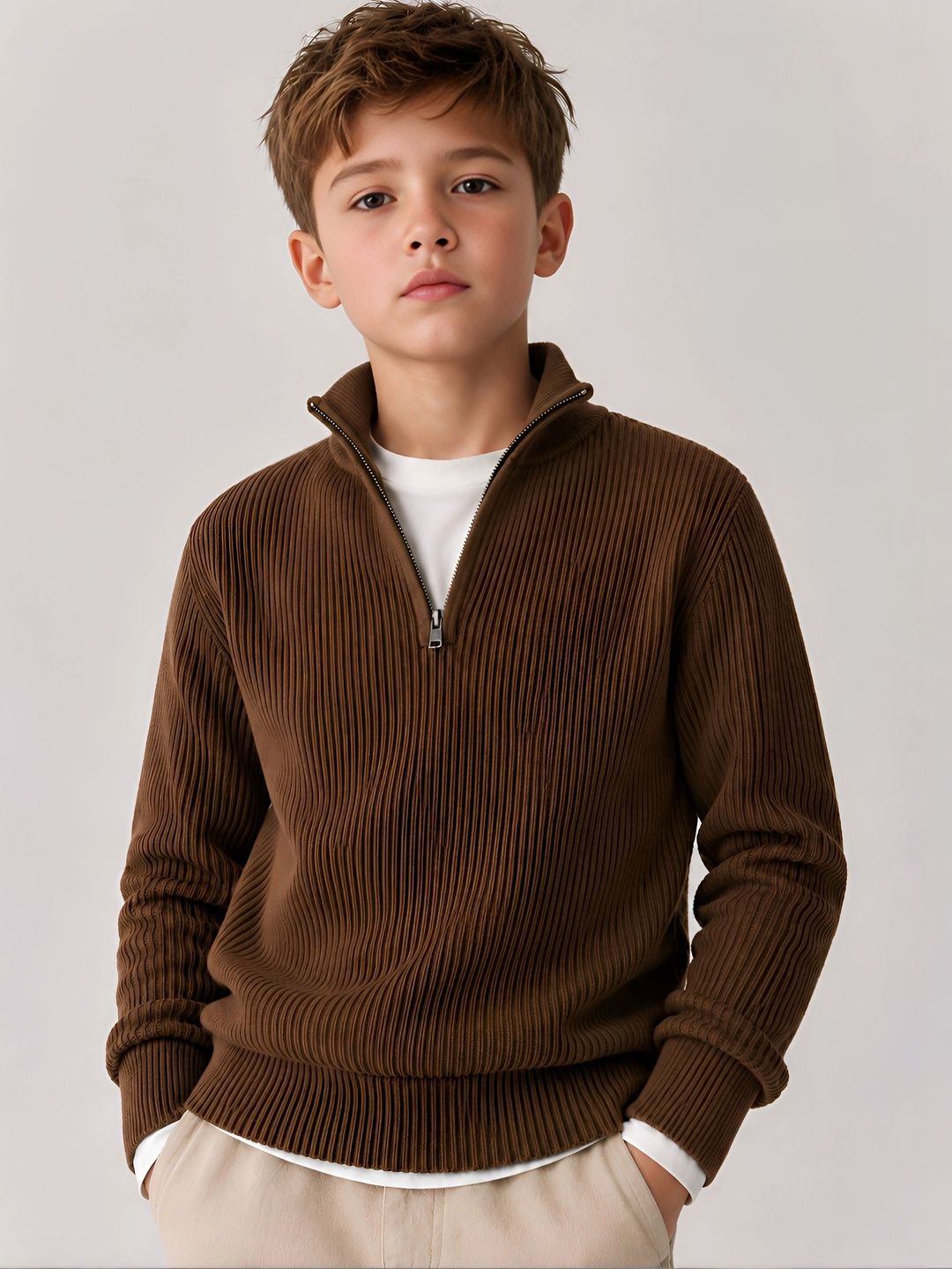 CLOTHIFY Boys Ribbed Pullover-picture-30