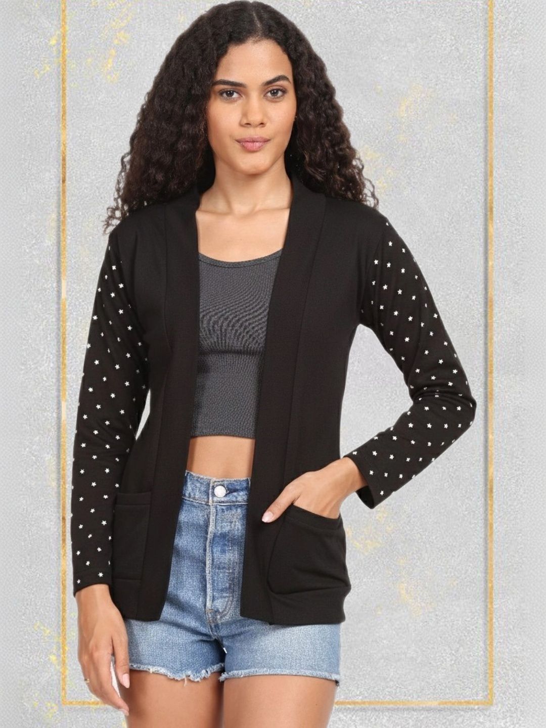 DDASPRATION Women Printed Shrug-picture-42