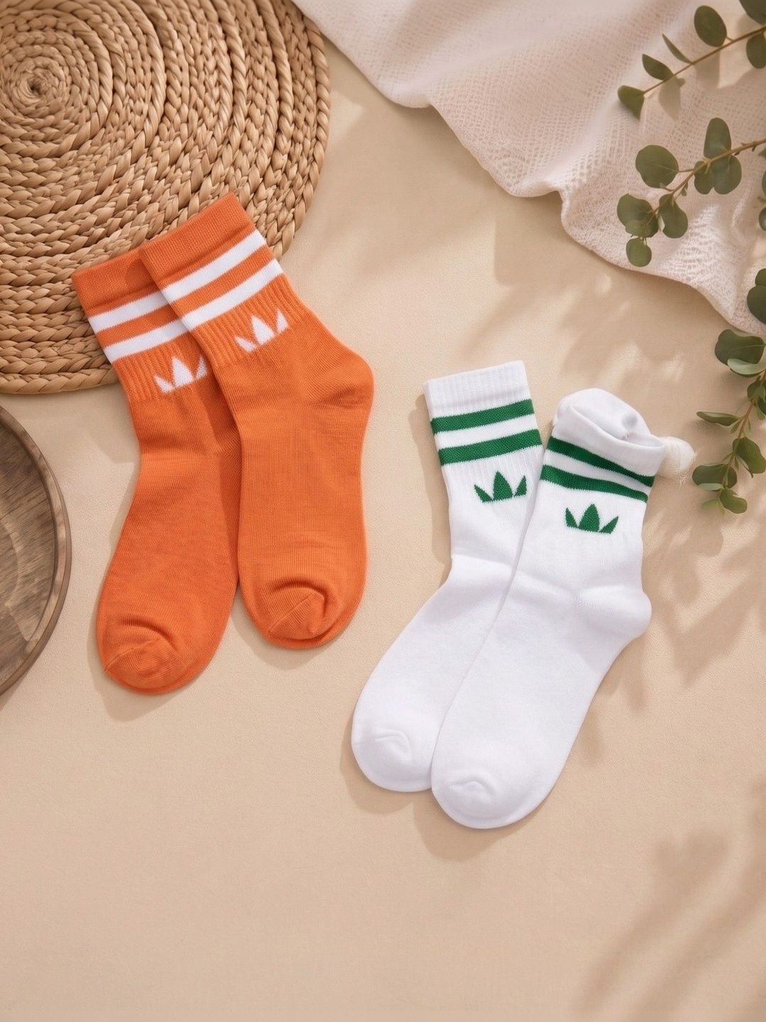 pell-mell Men Pack of 2 Cotton Assorted Patterned Above Ankle Socks-picture-17