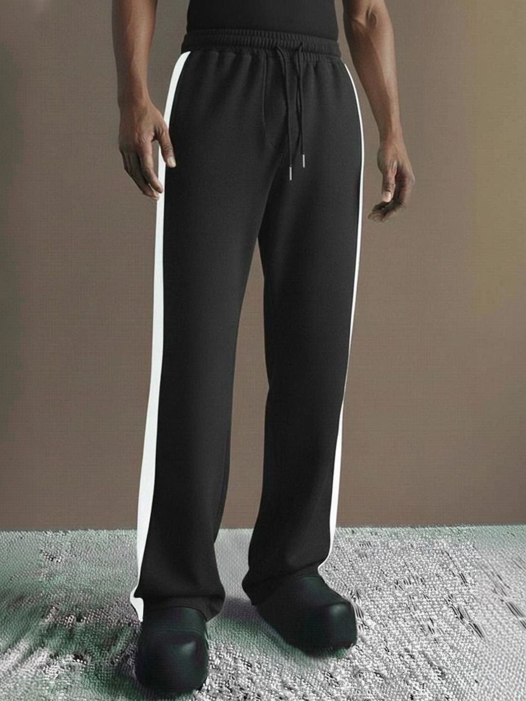 WARCOURT Men Regular Fit Colourblocked Training Track Pants-picture-32