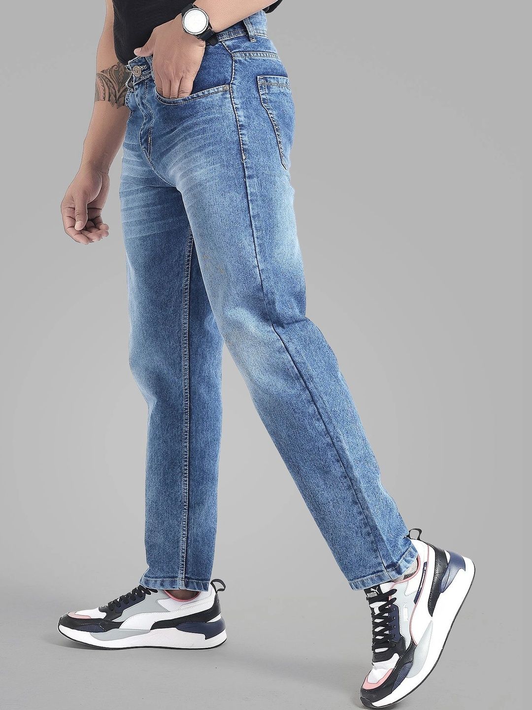 Wanted Men Straight Fit Mid-Rise Jeans-picture-54