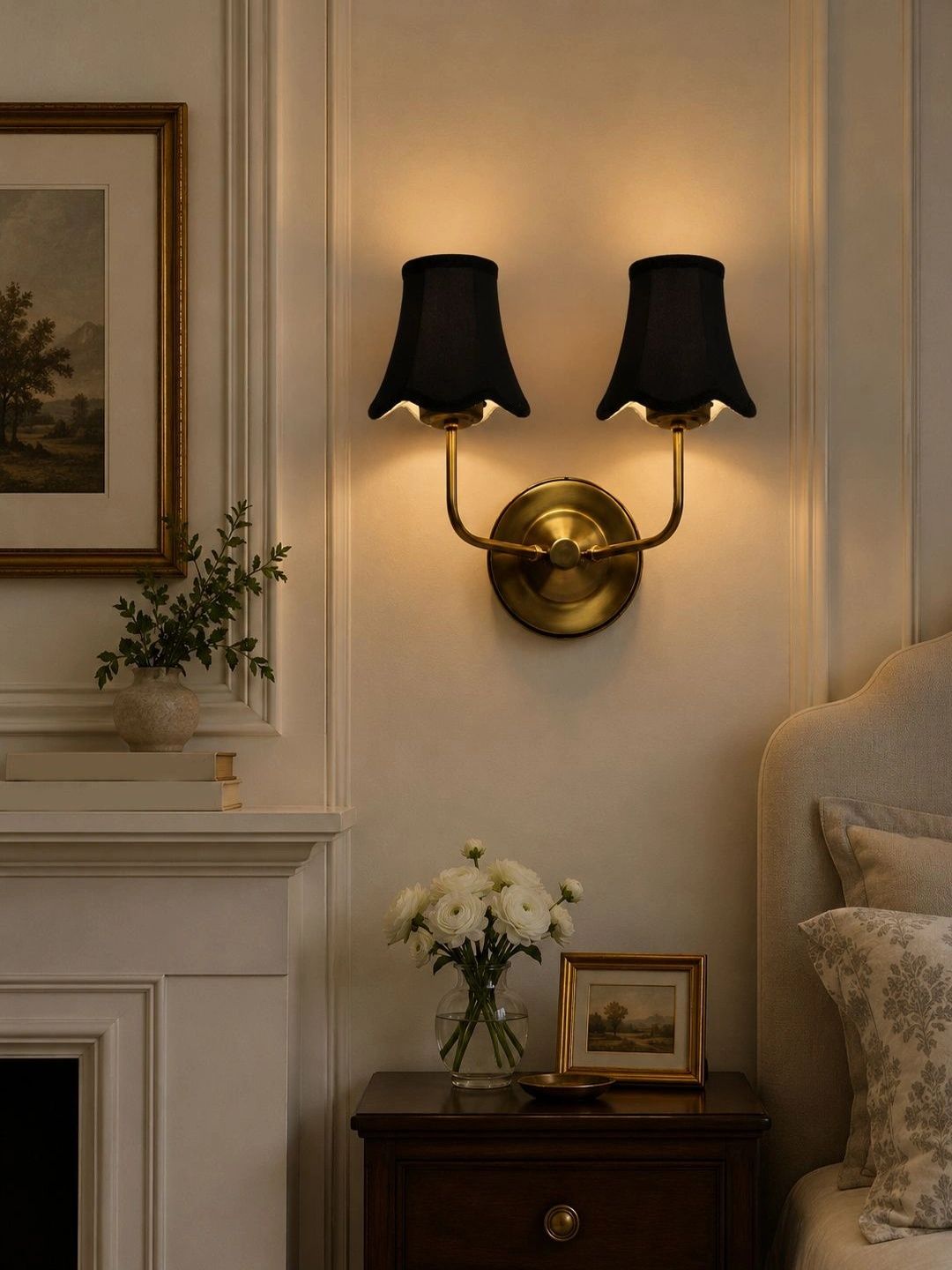 Myntra Elegant Homes Black Metal Traditional Wall Lamp-image-44