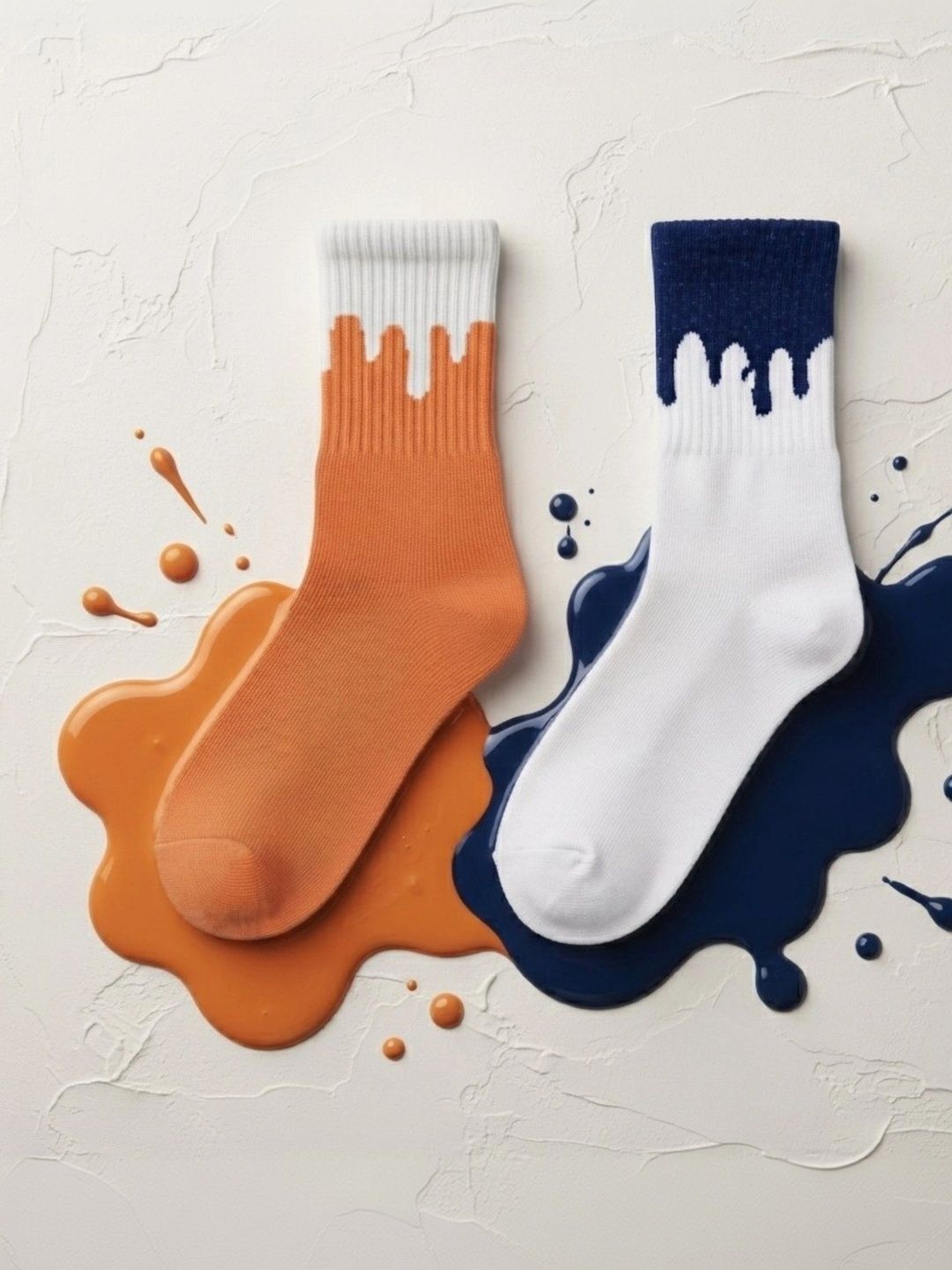 pell-mell Men Pack of 2 Cotton Assorted Patterned Above Ankle Socks-picture-48
