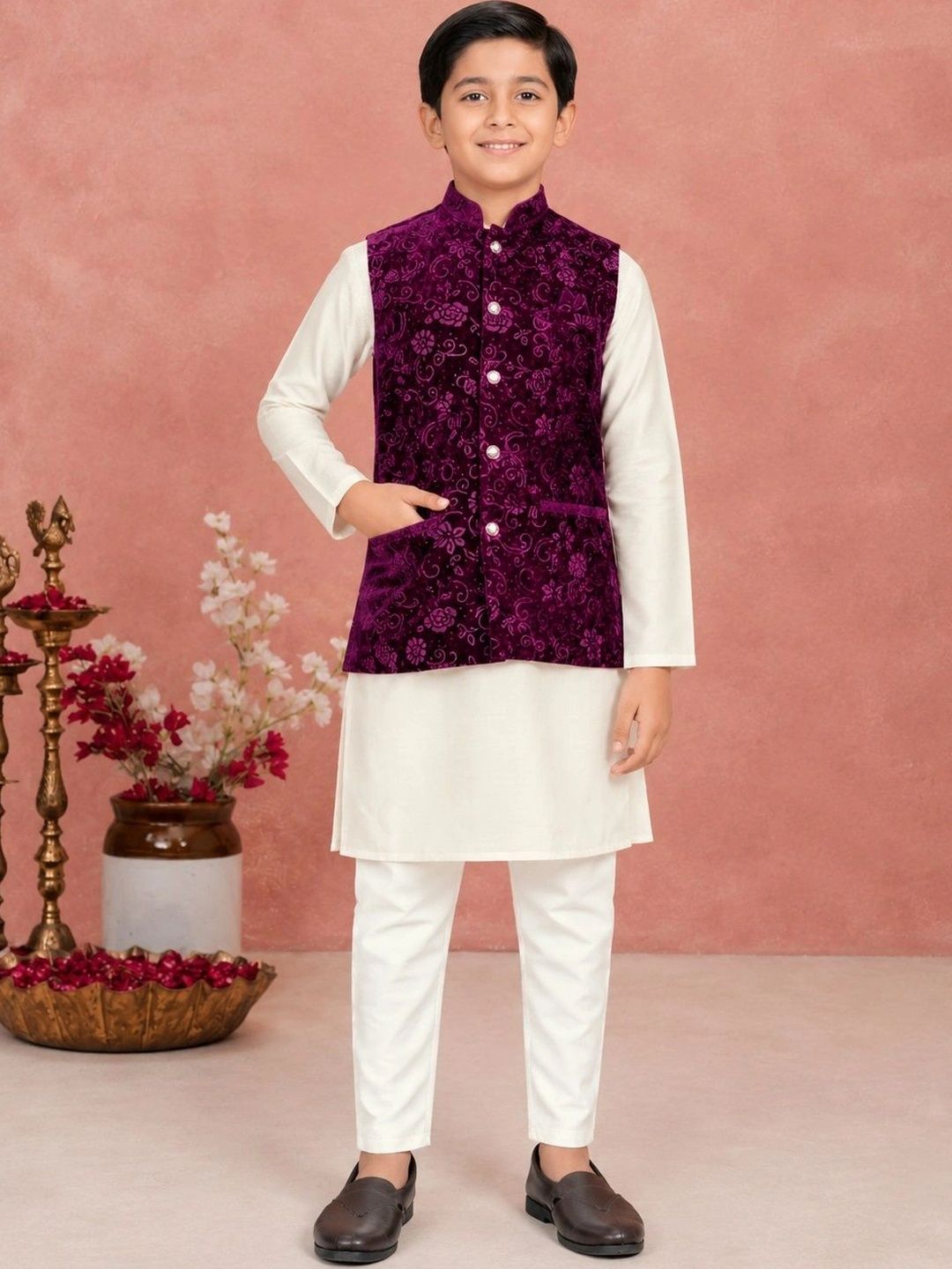 Leipzig Fashion Boys Regular Kurta with Trousers-picture-26