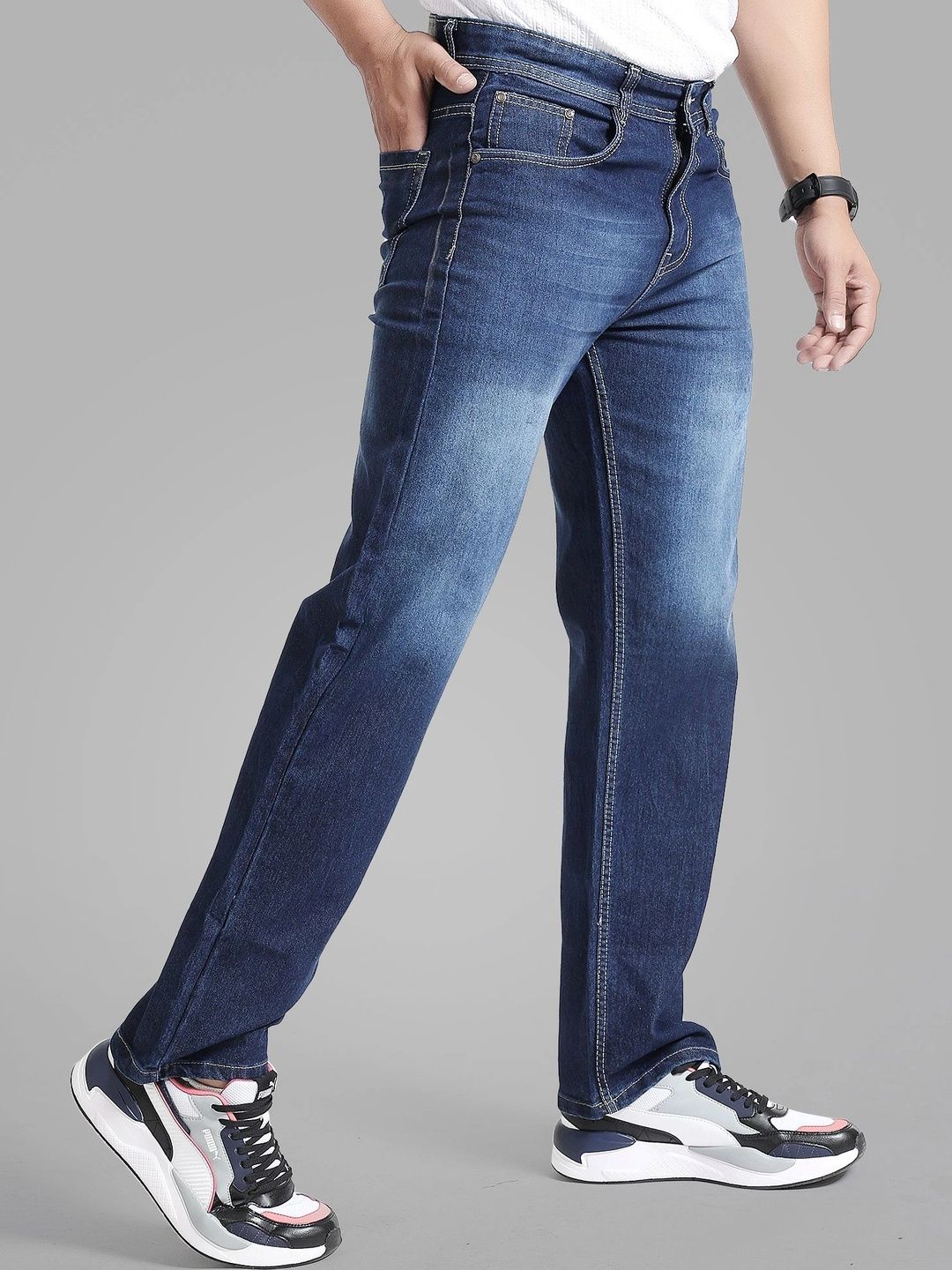 Wanted Men Straight Fit Mid-Rise Jeans-picture-20