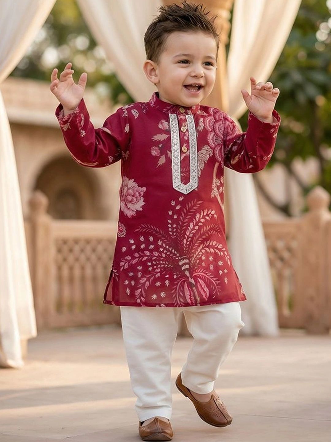 MINI MARVEL Boys Printed Kurta with Pajama-picture-20