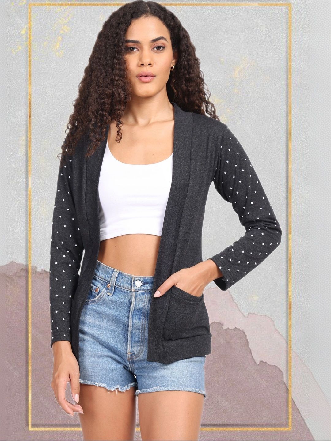 DDASPRATION Women Printed Shrug-picture-45