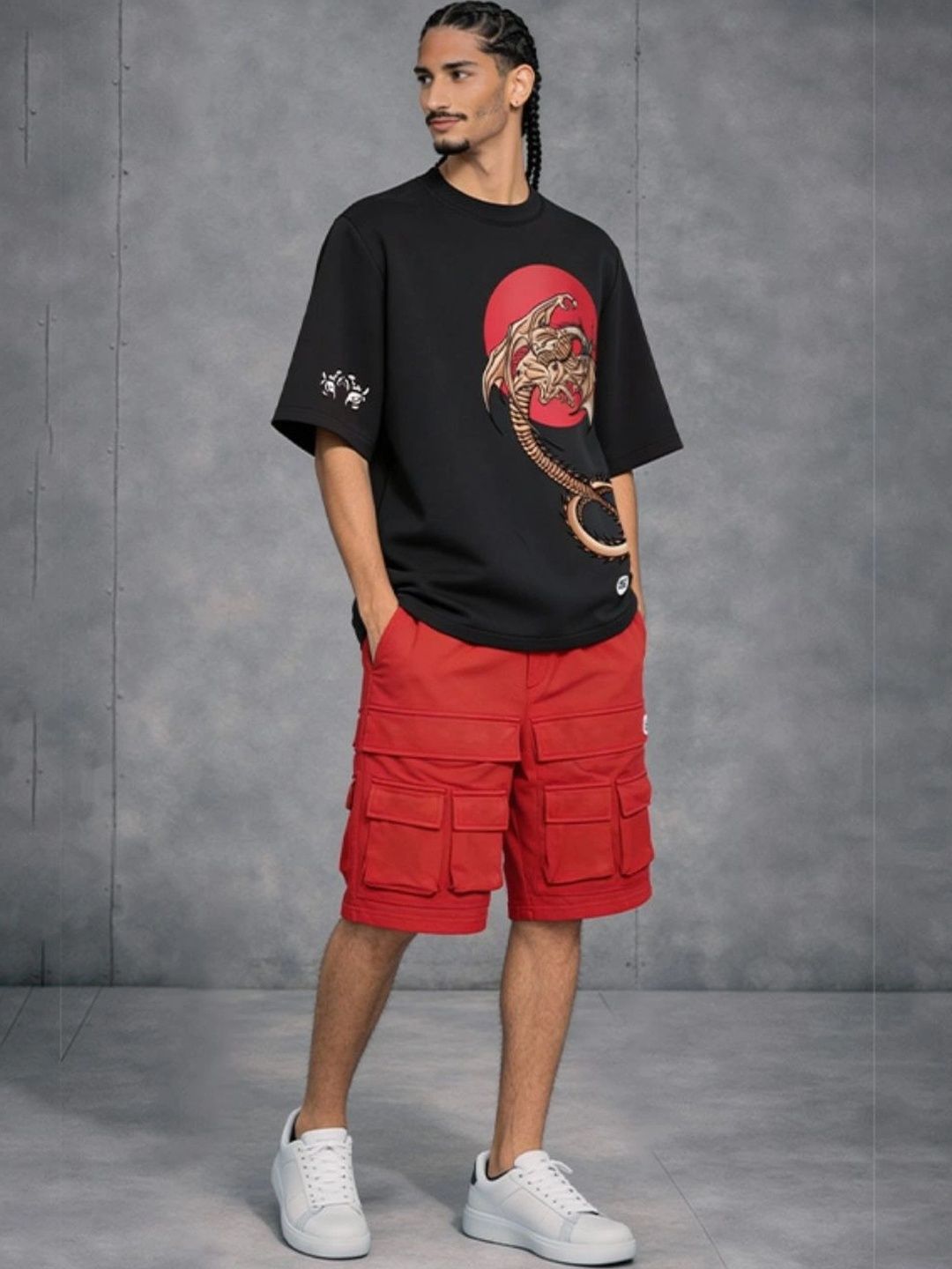 Cool Cucumber Men Cargo Shorts-picture-58
