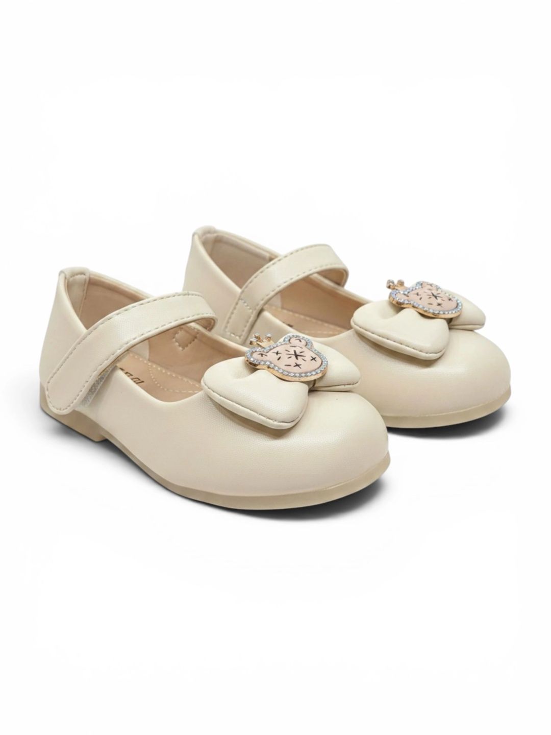 Lil Lollipop Girls Round Toe Velcro Ballerinas-picture-15