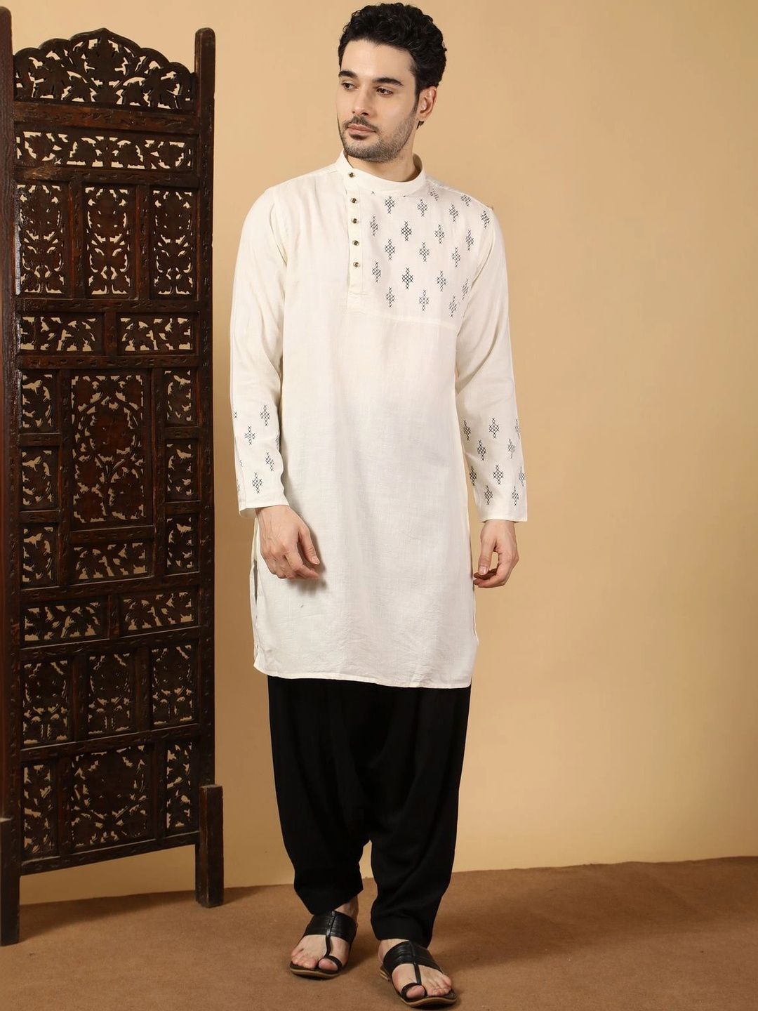 Kuons Men Ethnic Motifs Printed Kurta-picture-48
