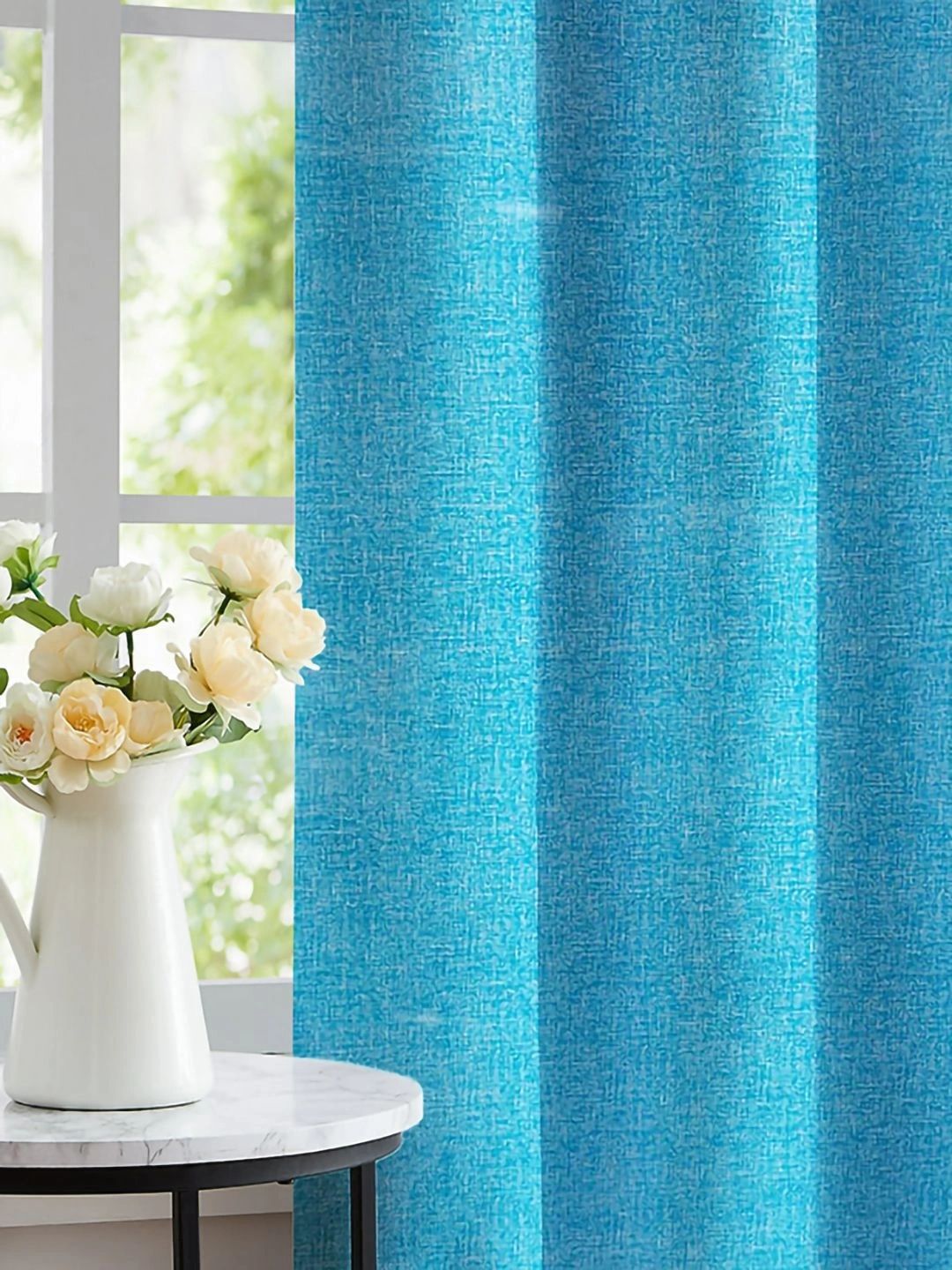 Aura Blue Room Darkening Window Curtain-image-35