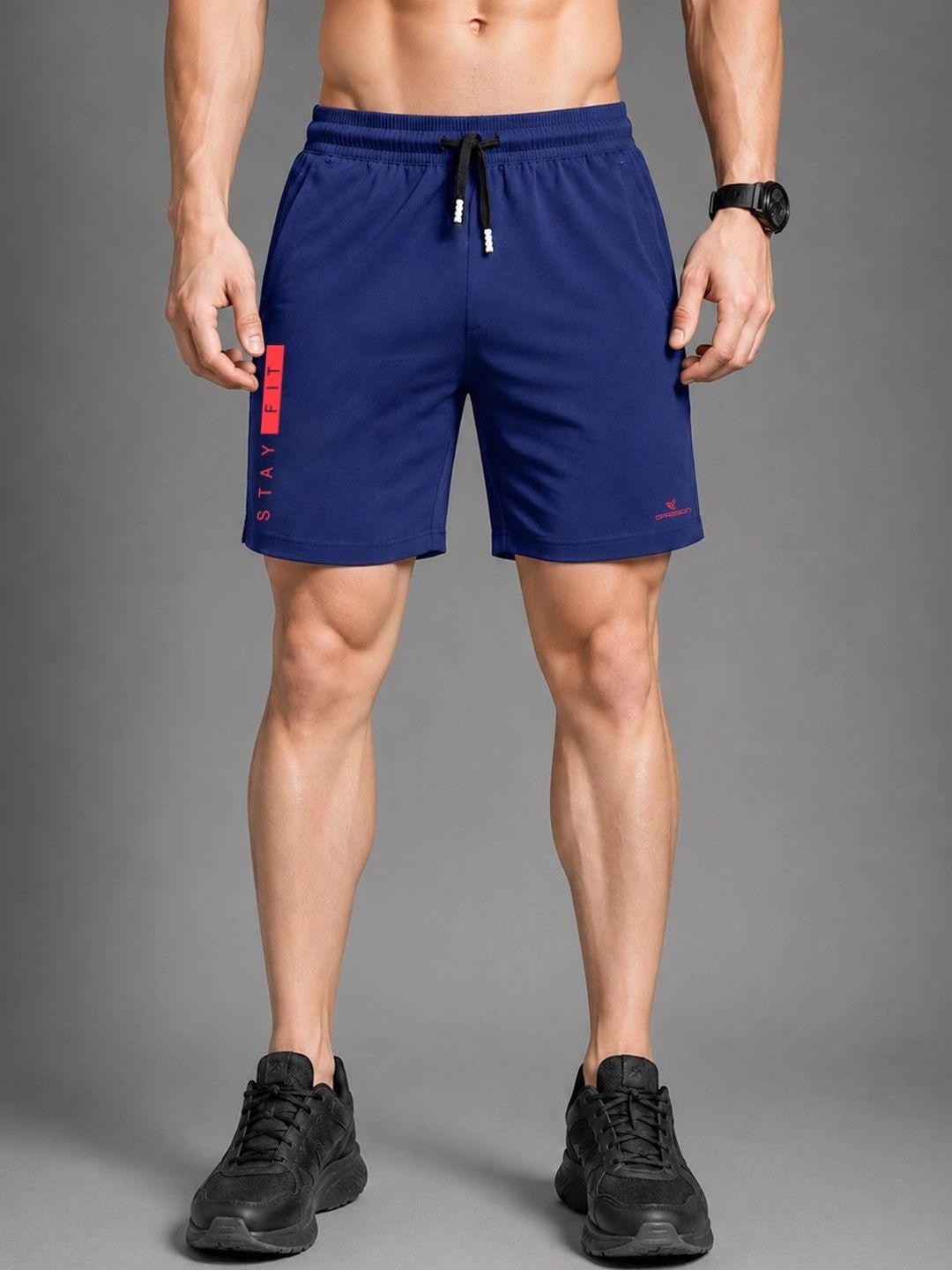 Dpassion Men Typography Training or Gym Sports Shorts-picture-39