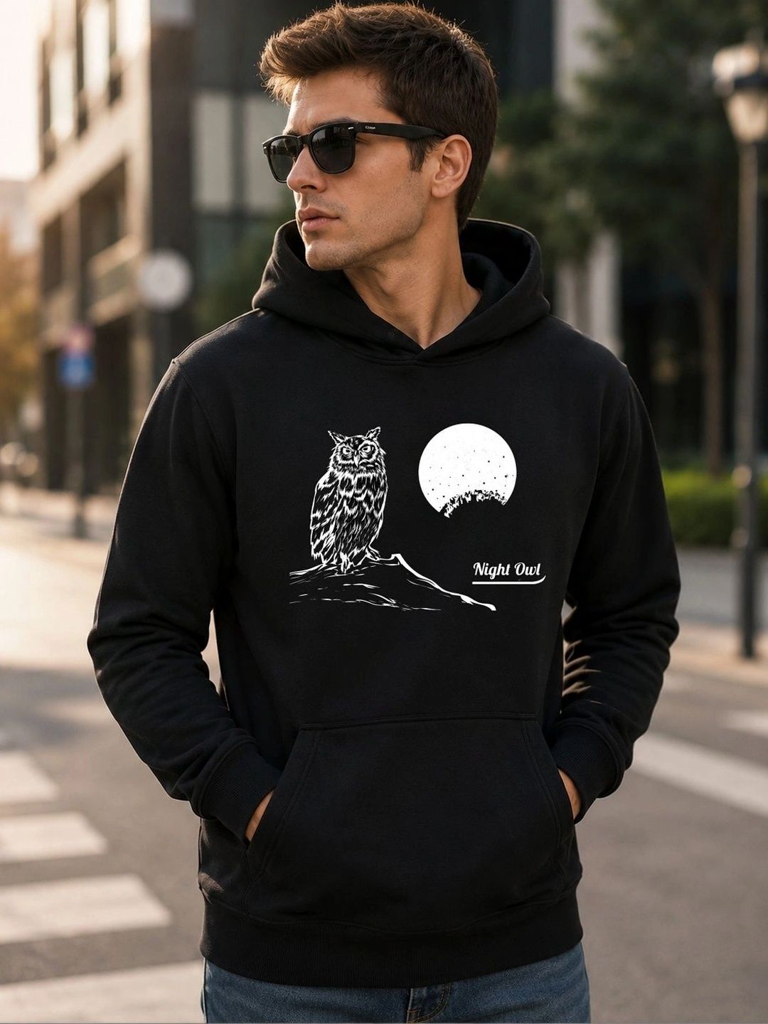 TRENDIFYTEEZ Men Printed Hooded Sweatshirt-picture-11