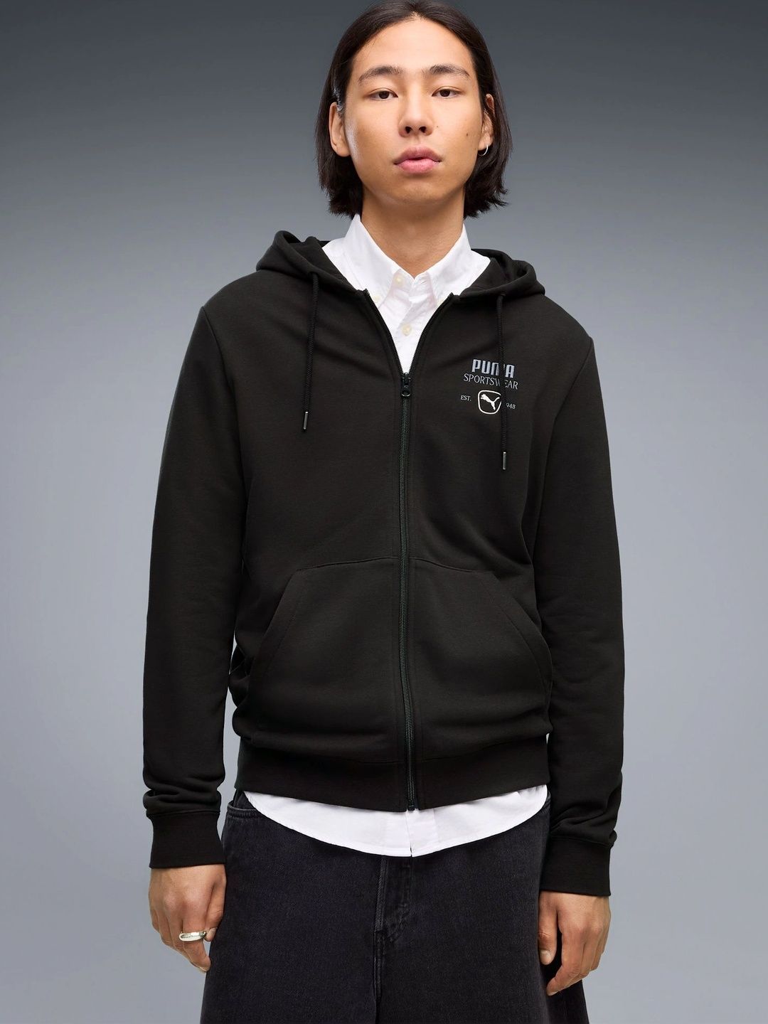 Puma Men Brand Logo Outdoor Woven Jacket-image-38