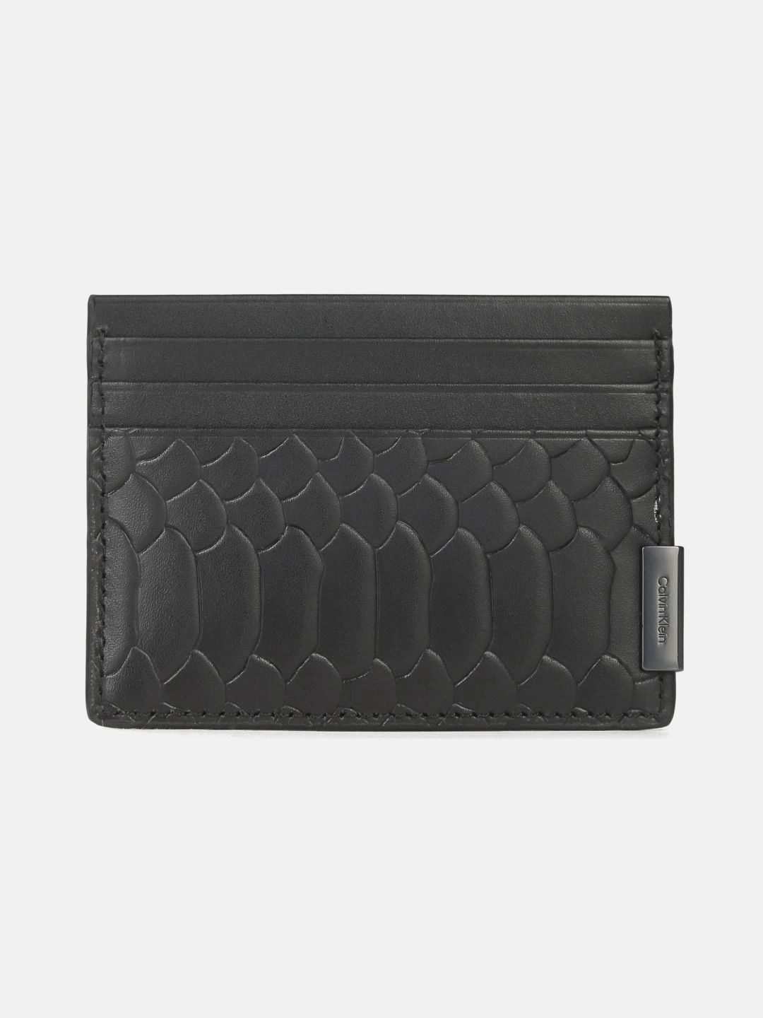 Calvin Klein Men Animal Textured Leather Card Holder-image-23
