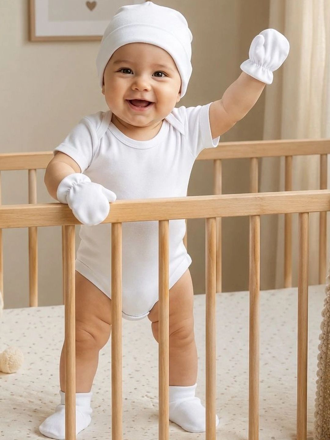 Teri Beri Infants Pack of 5 Pure Cotton Baby Apparel Gift Set-picture-23