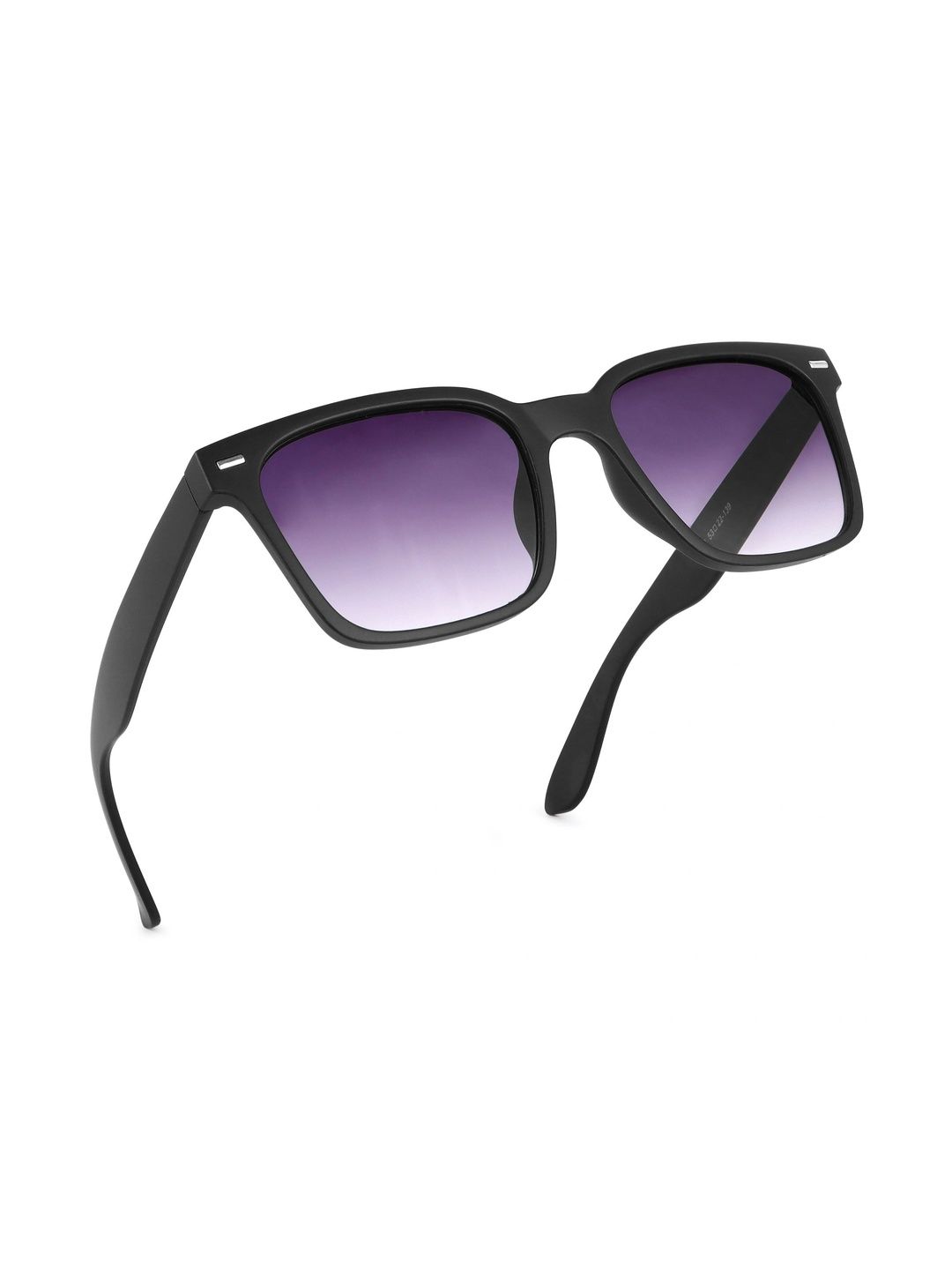 HEXXA Unisex Purple Lens & Black Square Sunglasses with-picture-46