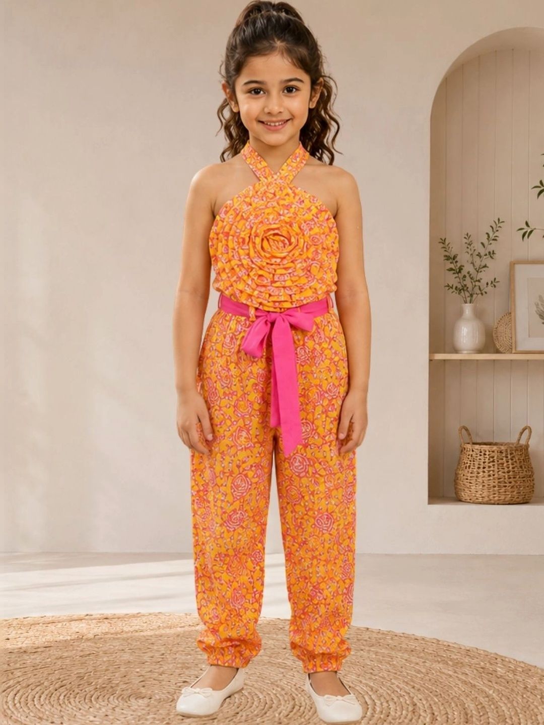 LIL DRAMA Girls Printed Top with Trousers-picture-13
