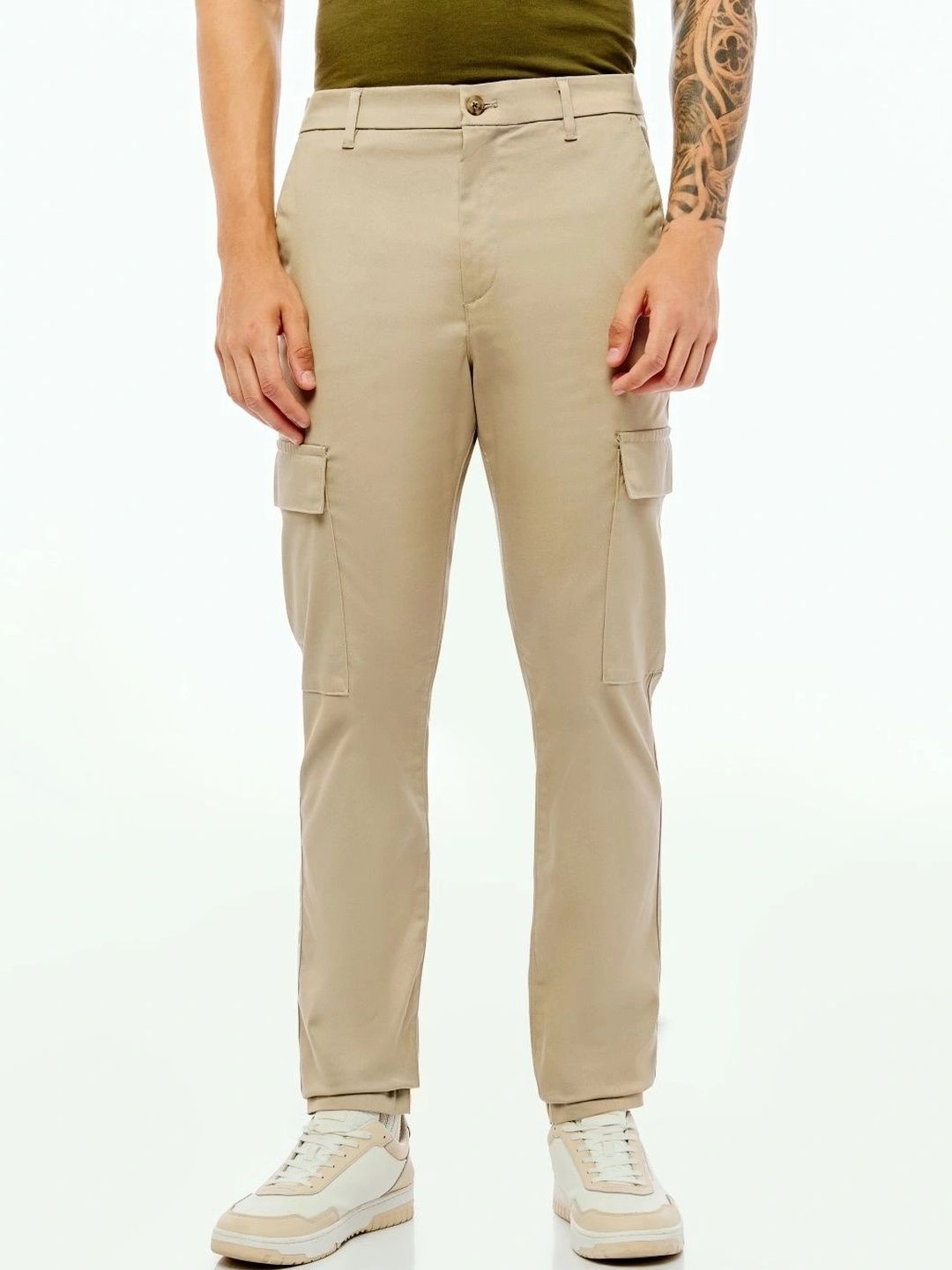 Calvin Klein Jeans Men Slim Fit Cargos Trousers-picture-24
