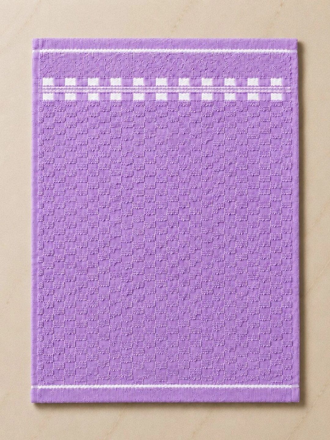 DEMARK 2-Pcs Purple Cotton Hand Towels-image-44