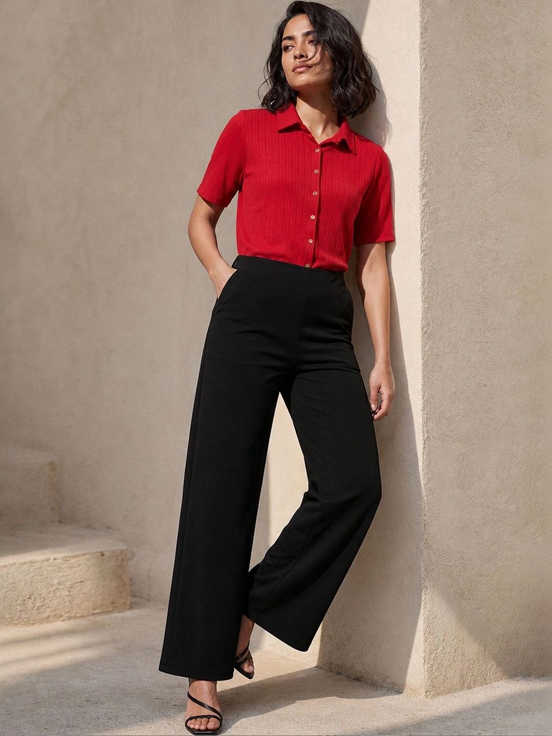 CODE by Lifestyle Women Easy Wash Trousers-picture-49