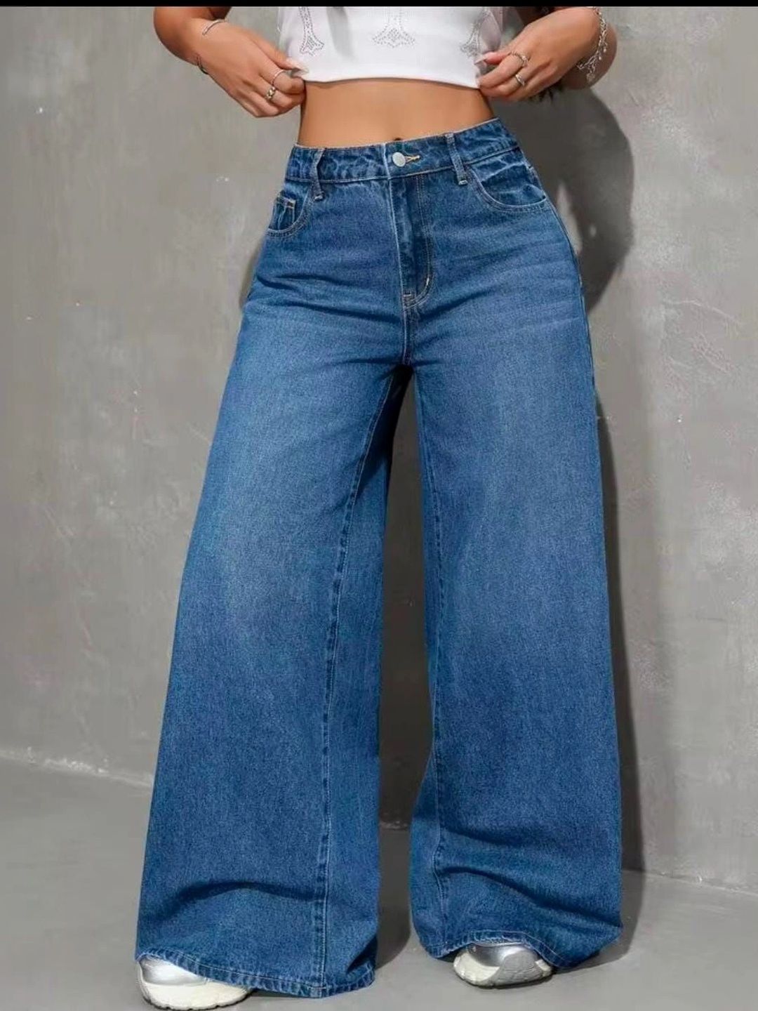 H&H Women Wide Leg High-Rise Jeans-picture-40
