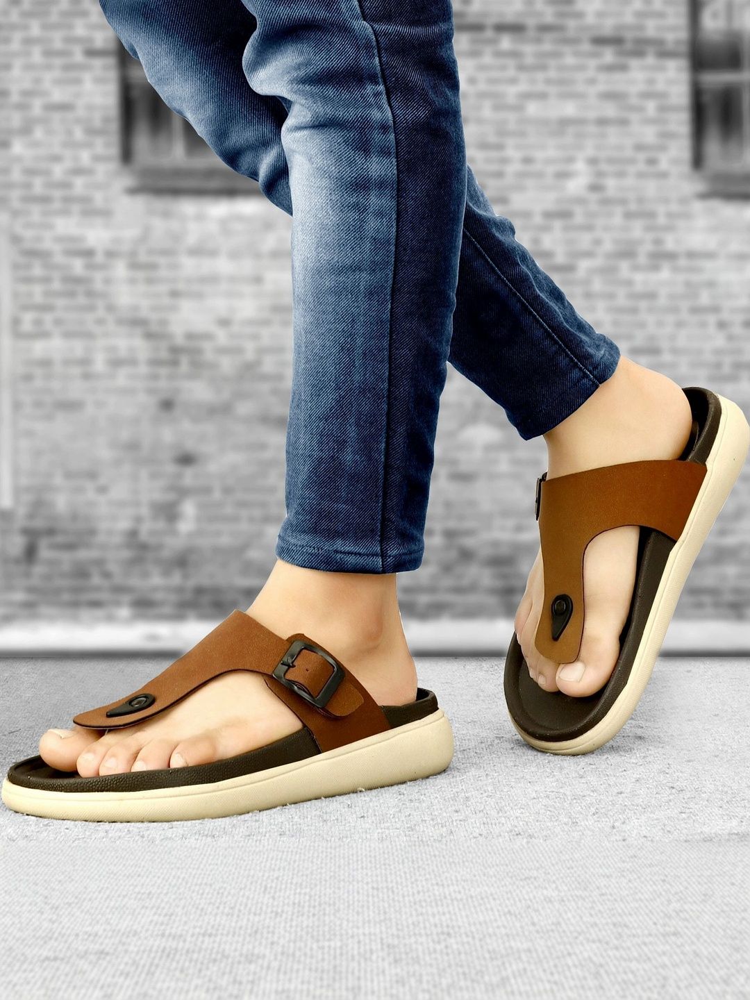 LABBIN Men Suede Comfort Sandals-picture-17