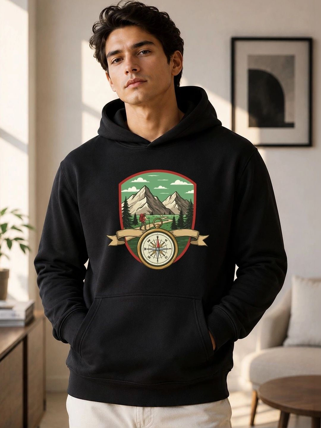 TRENDIFYTEEZ Men Printed Hooded Sweatshirt-picture-29
