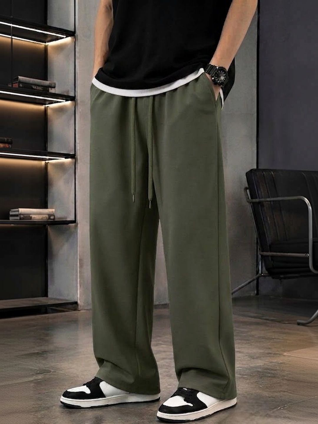 dockstreet Men Relaxed Fit Training Track Pants-picture-54