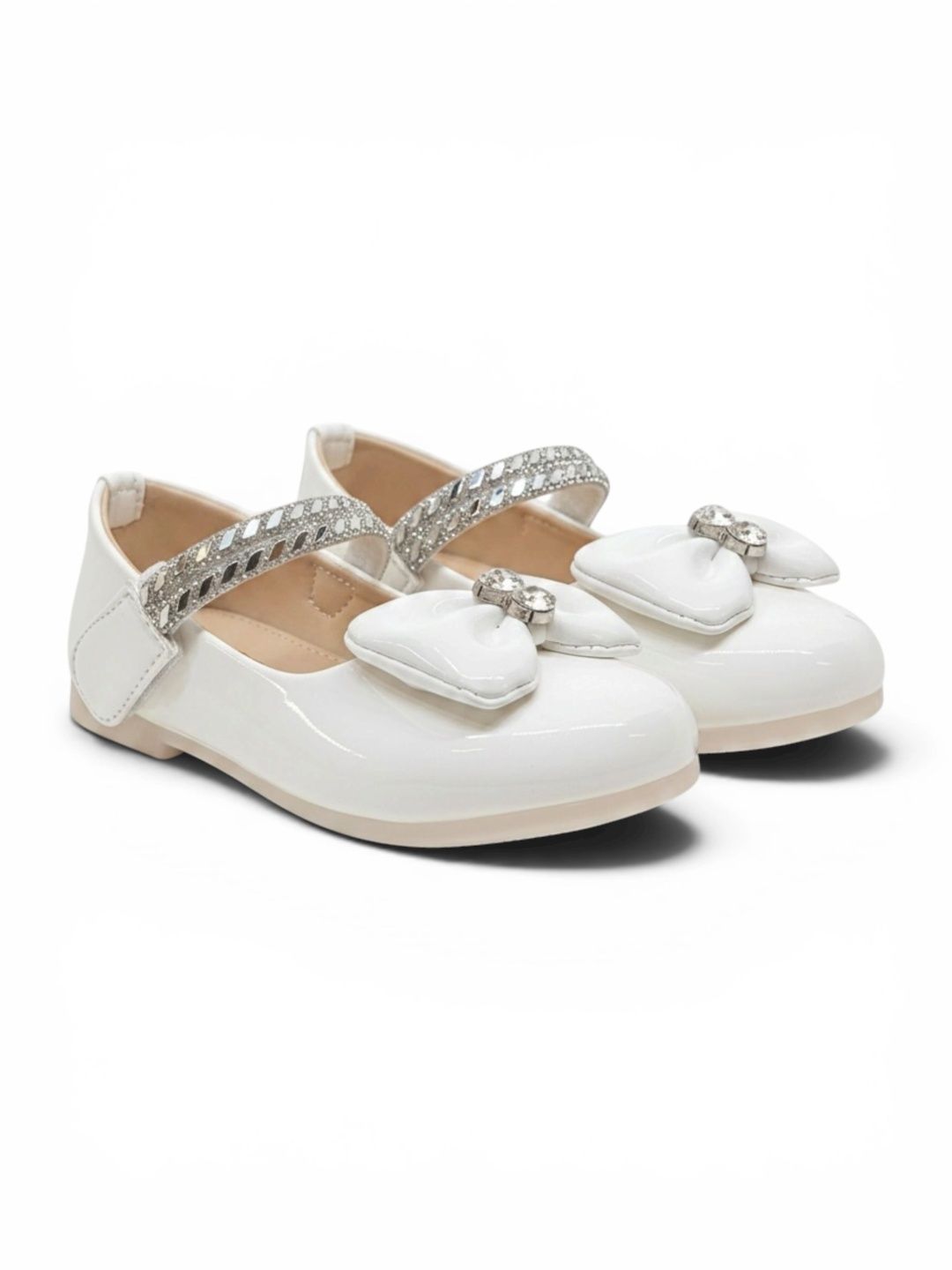 Lil Lollipop Girls Round Toe Velcro Ballerinas-picture-49