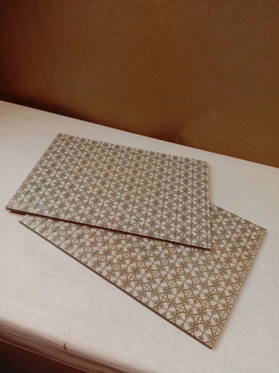 THE HOME CO. 2-Pcs Beige Printed Rectangle Table Placemats-picture-38