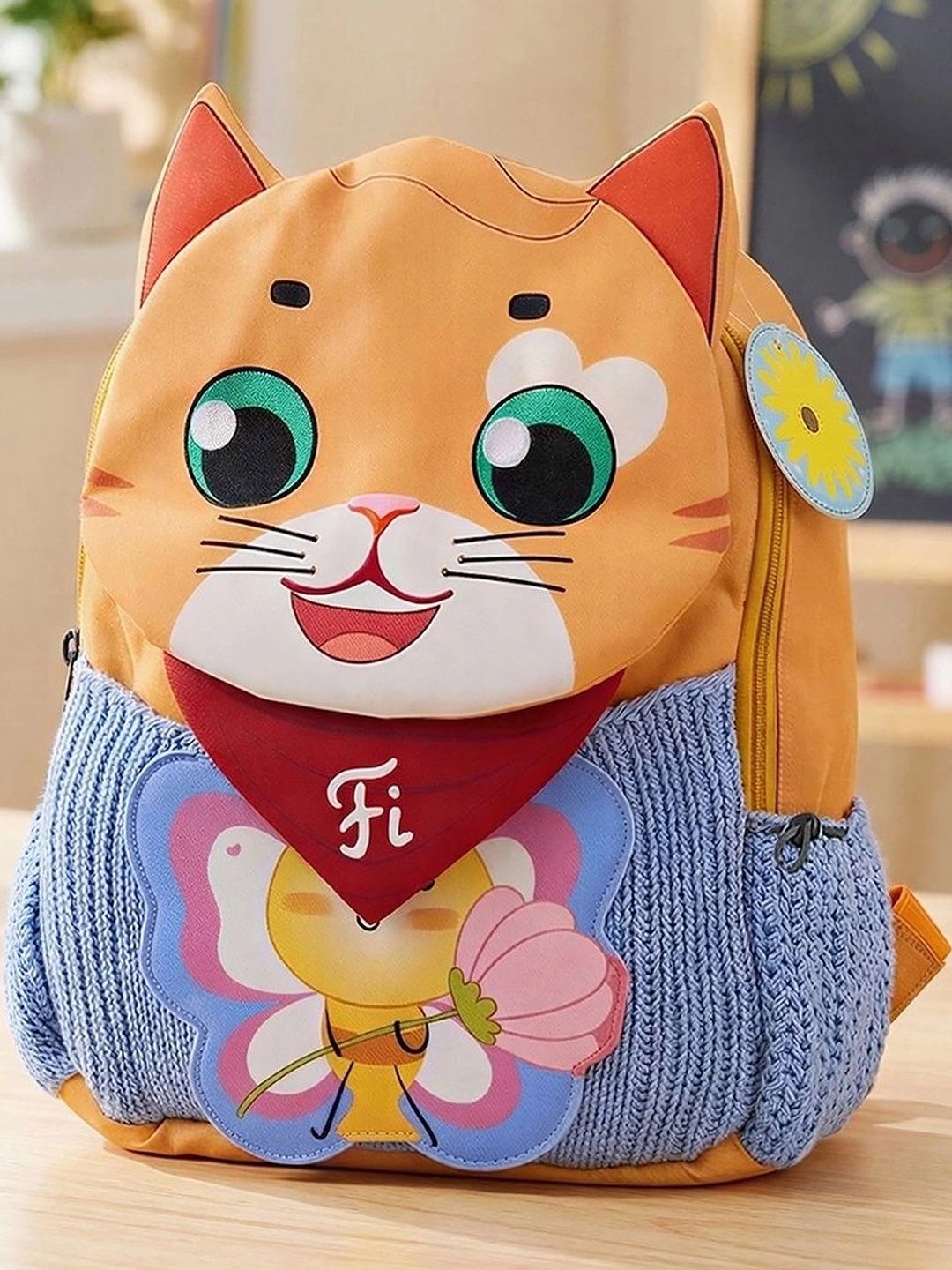 FILLI & ME Unisex Kids Graphic Embellished Backpack-picture-22